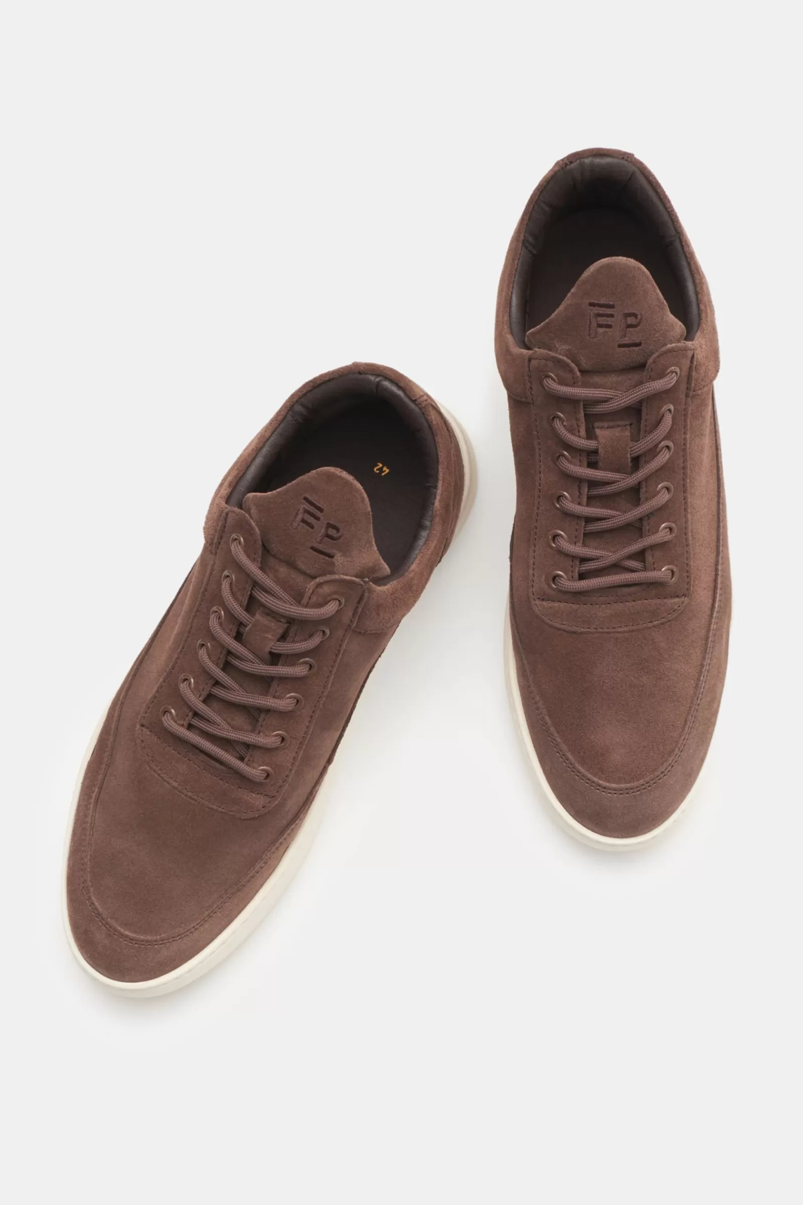 Sneakers 'Low Top Suede' Dark Brown^Filling Pieces Best