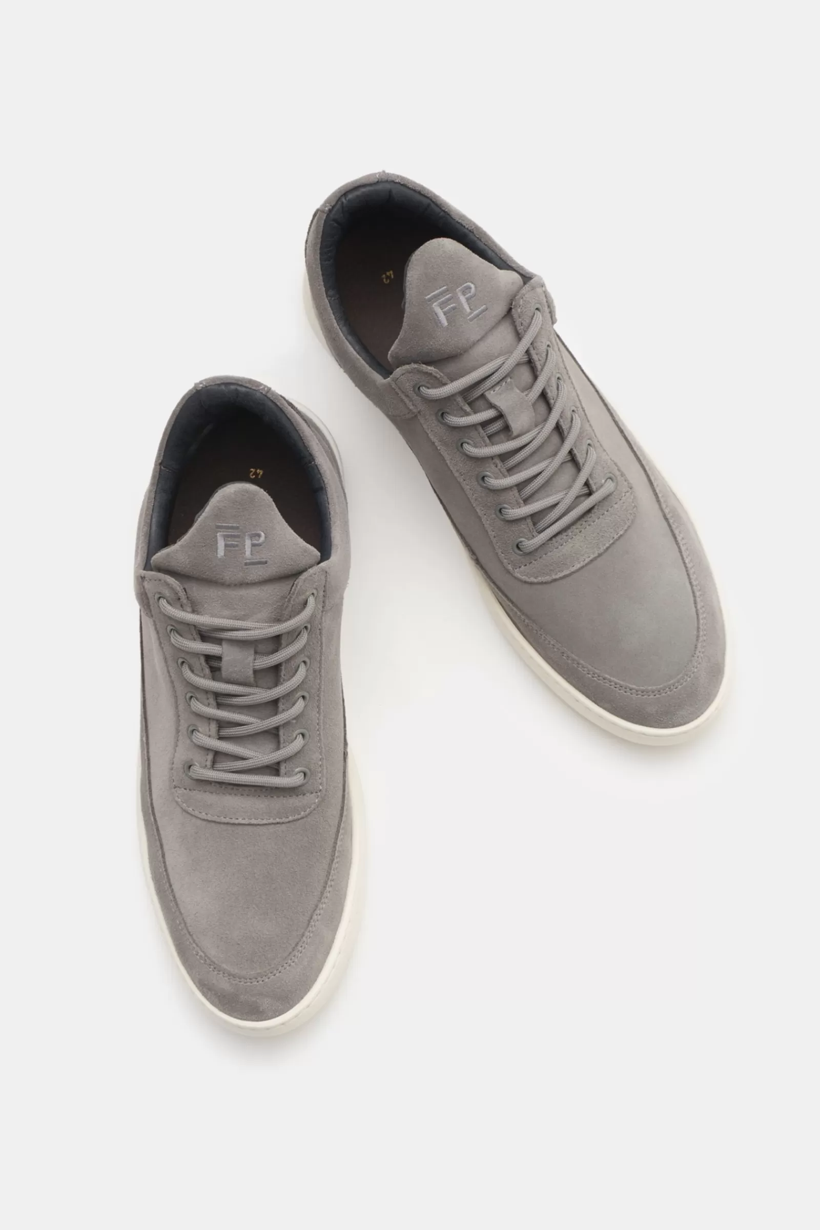 Sneakers 'Low Top Suede' Grey^Filling Pieces Discount