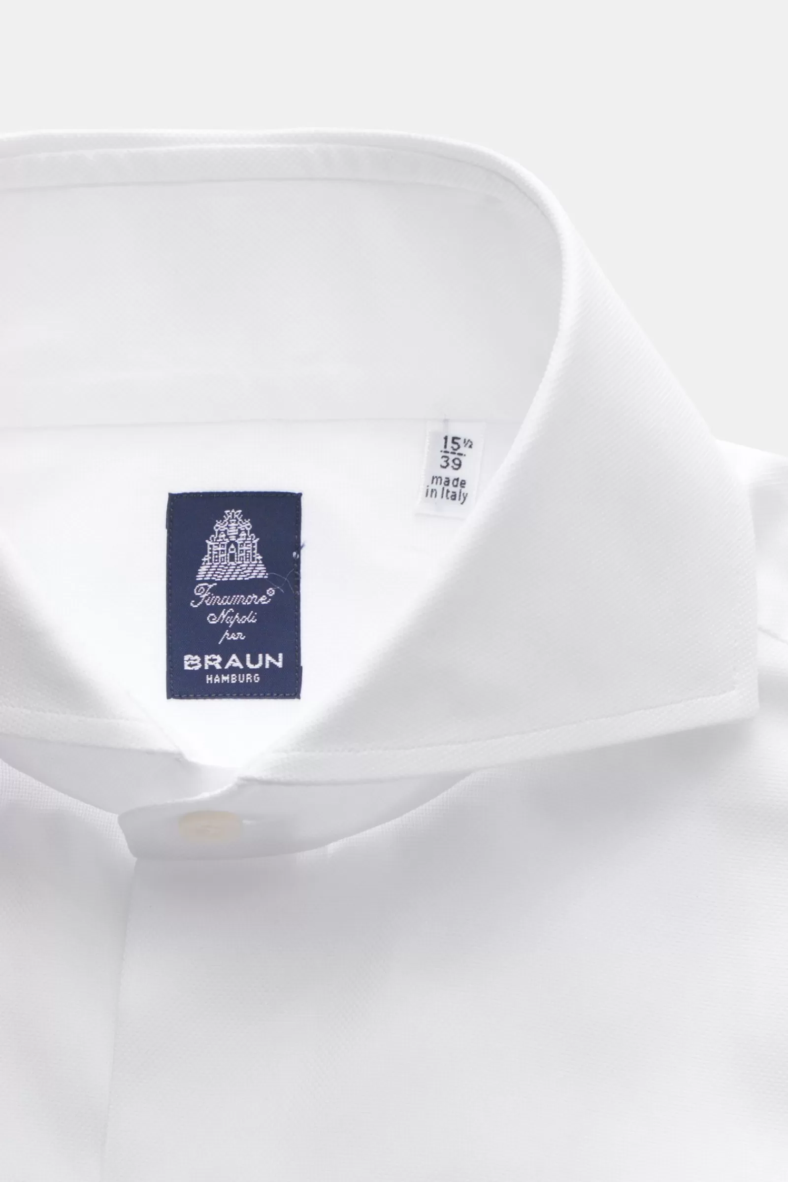 Business Shirt 'sergio Napoli' Shark Collar White>Finamore Best Sale