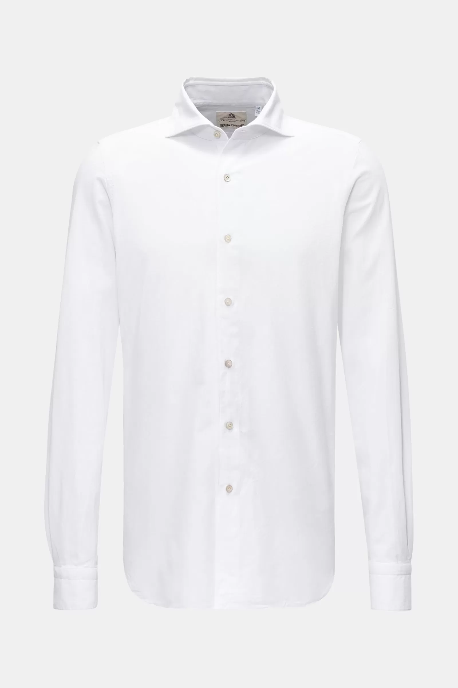 Casual Shirt 'Eduardo Gaeta' Shark Collar White>Finamore Best