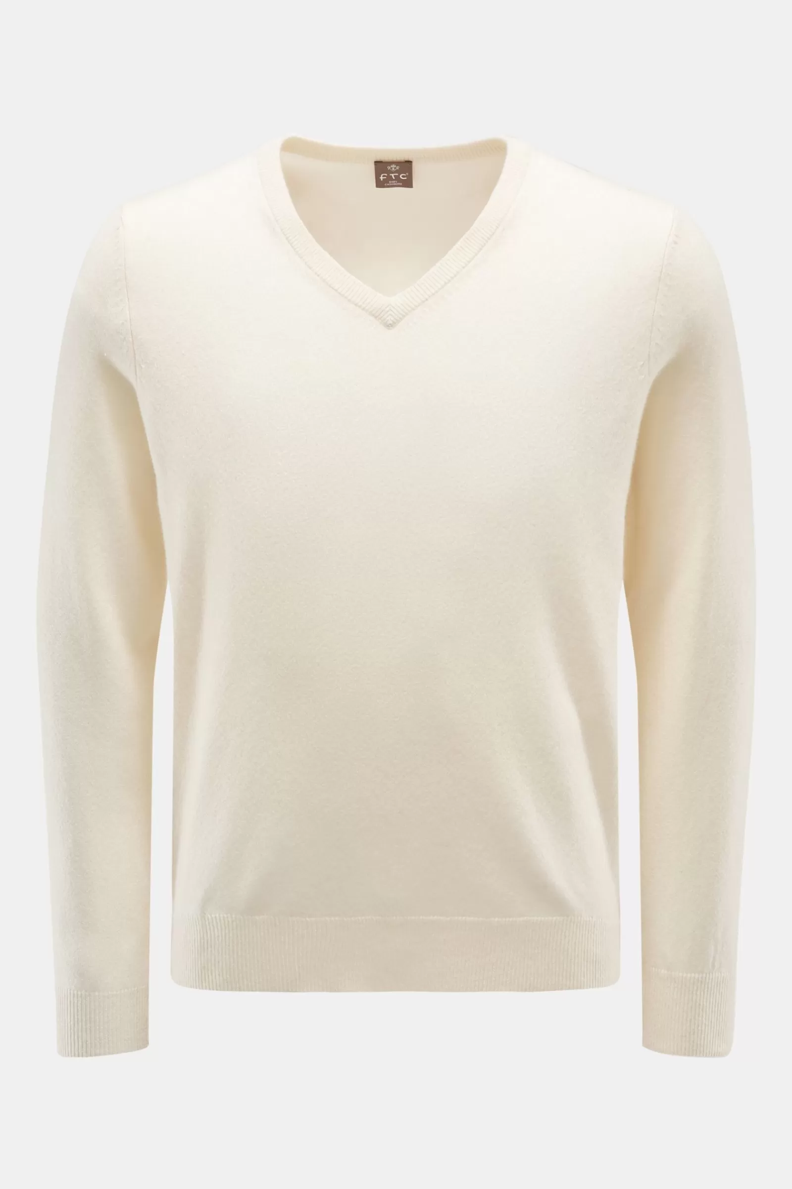 Cashmere Baby Cashmere V-Neck Jumper Cream^FTC Sale