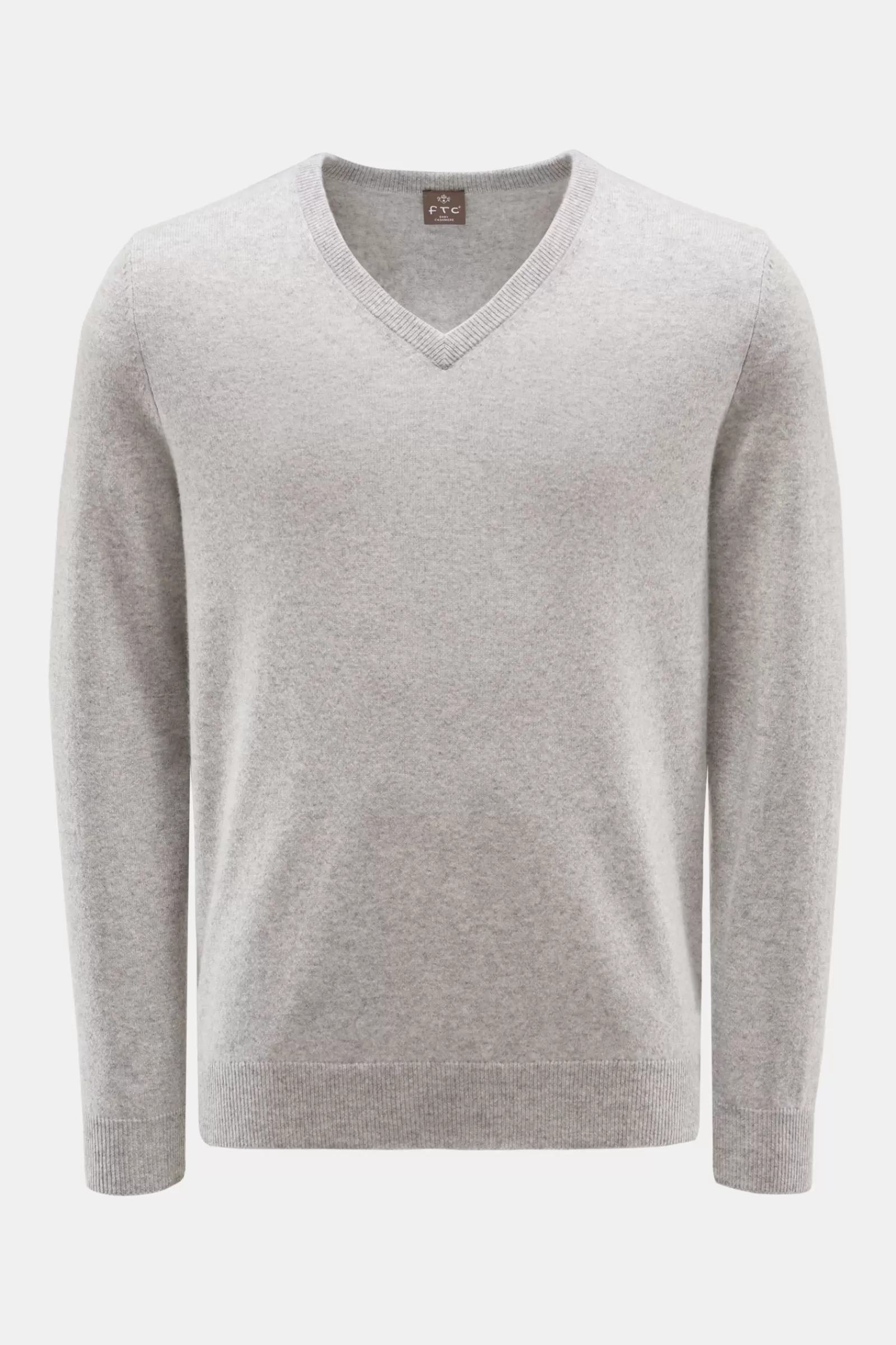 Cashmere Baby Cashmere V-Neck Jumper Light Grey^FTC Best