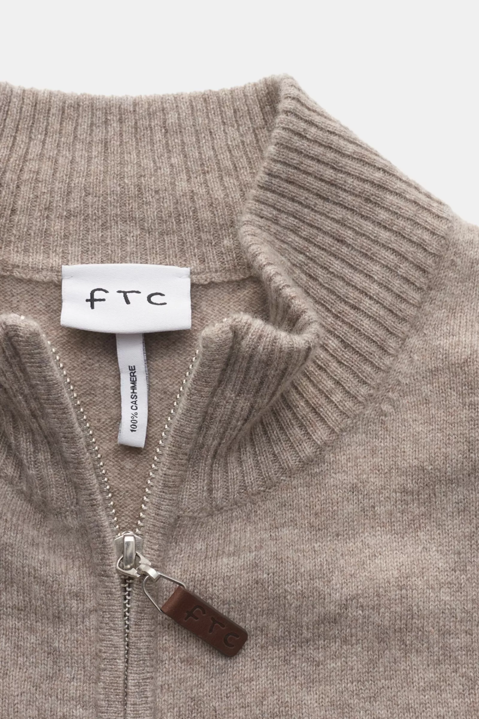 Cashmere Cardigan Beige^FTC Cheap