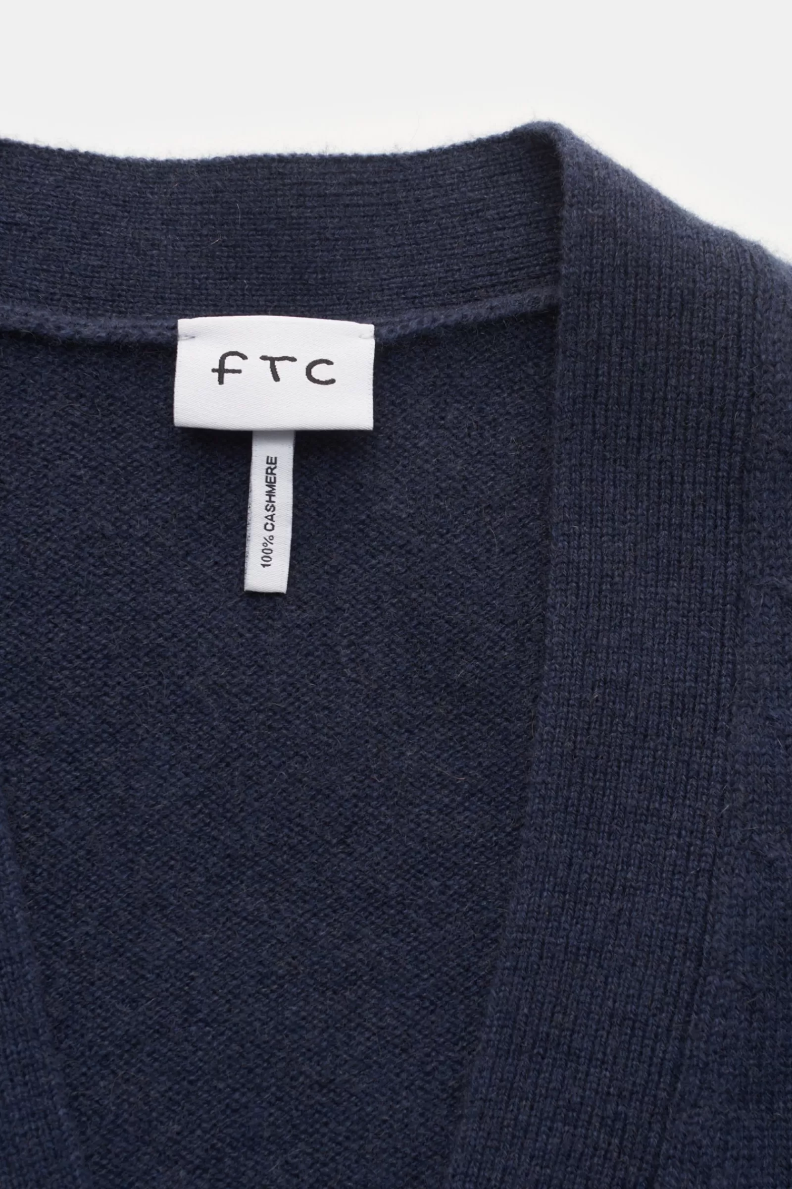 Cashmere Cardigan Navy^FTC Best