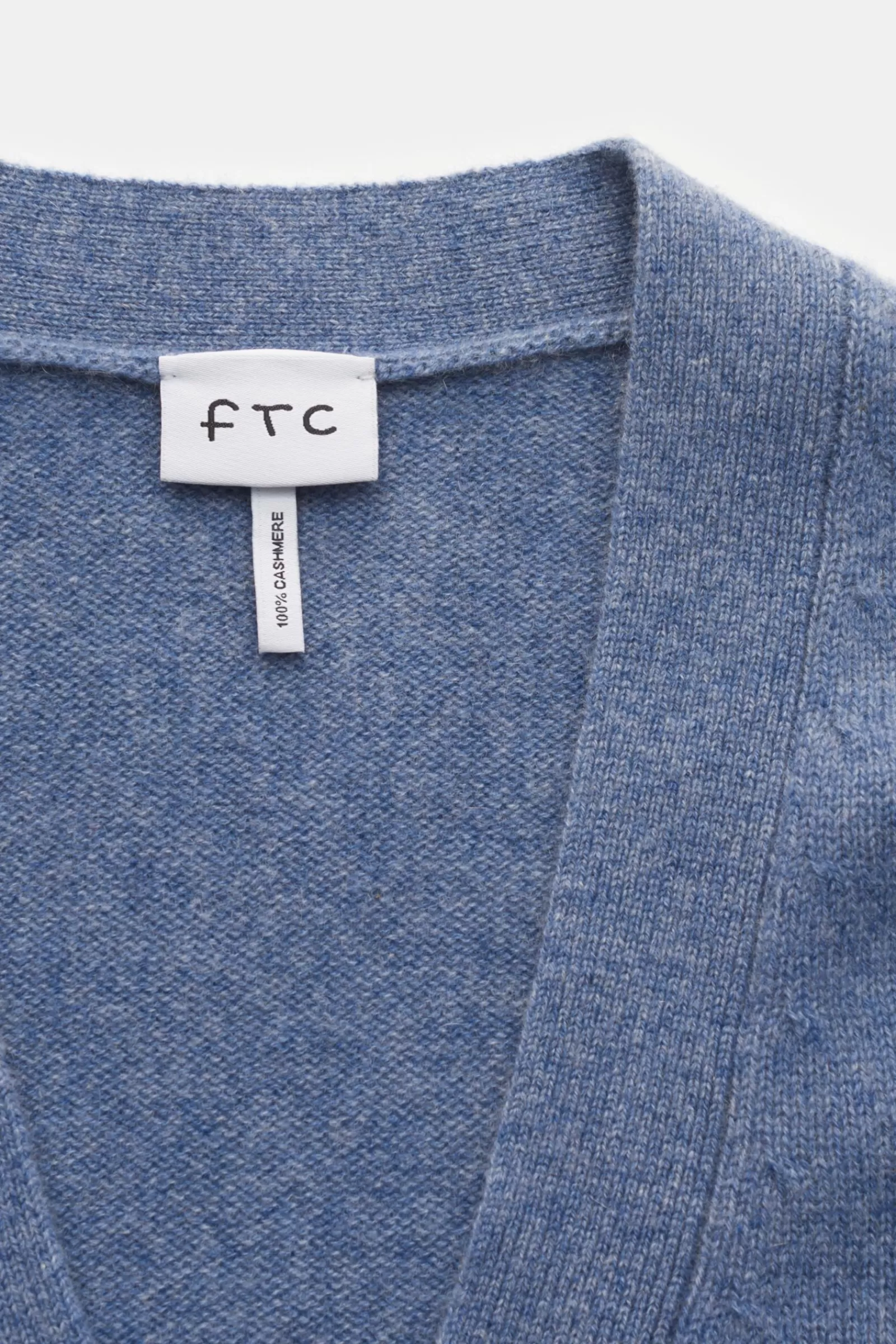 Cashmere Cardigan Smoky Blue^FTC Store