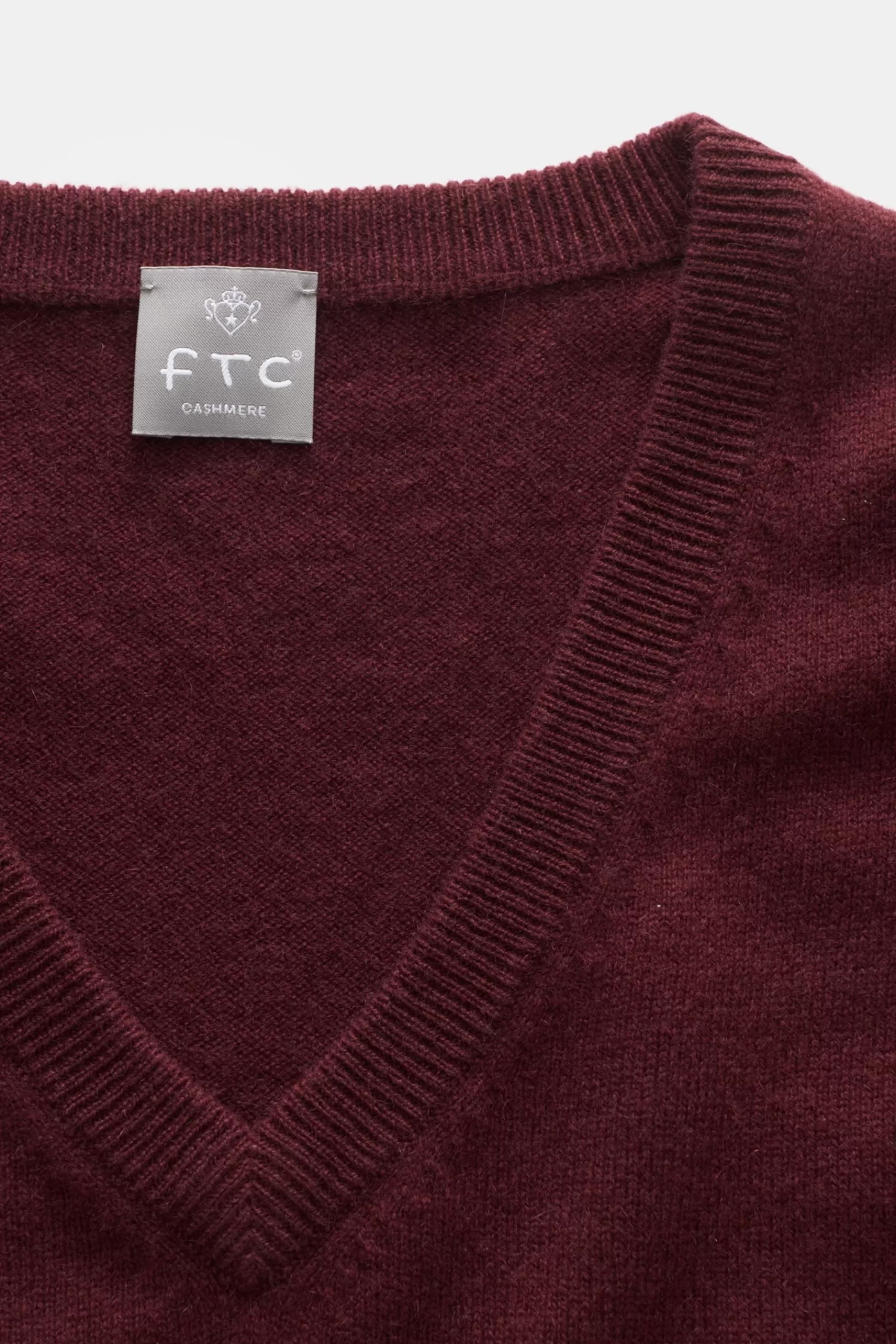 Cashmere Cashmere V-Neck Jumper Burgundy^FTC Best