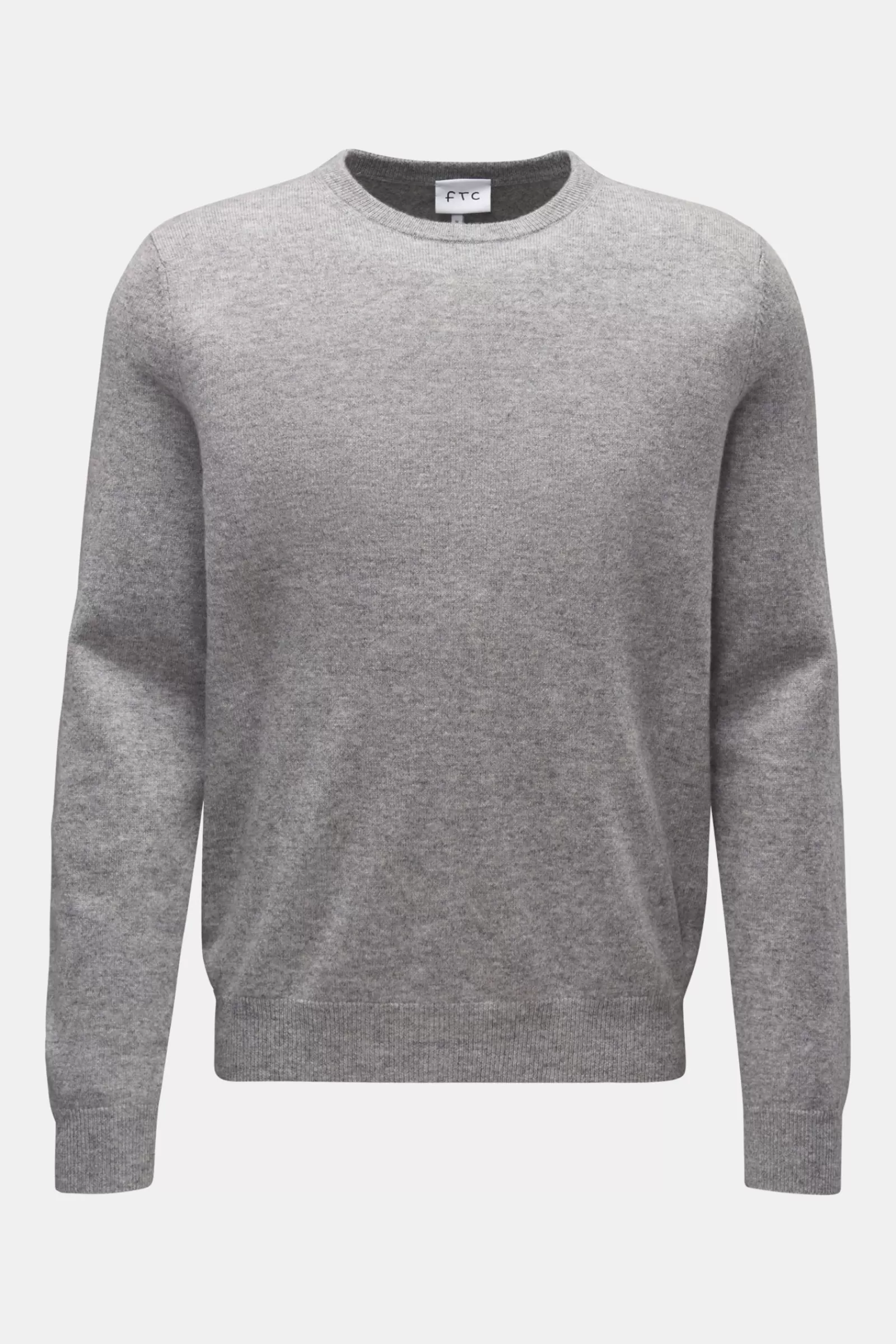 Cashmere Crew Neck Jumper Light Grey^FTC Hot