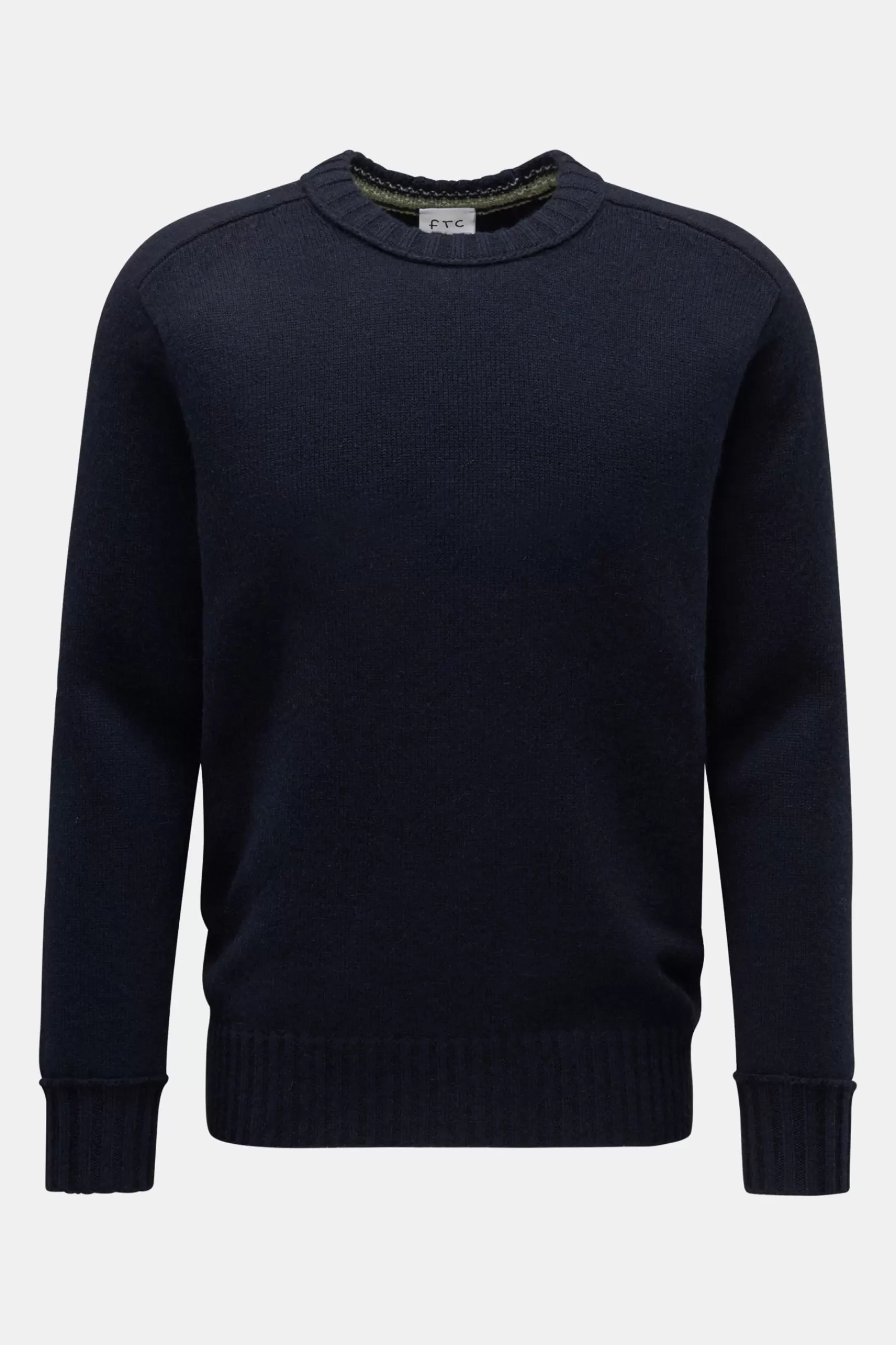 Cashmere Crew Neck Jumper Navy^FTC Best Sale