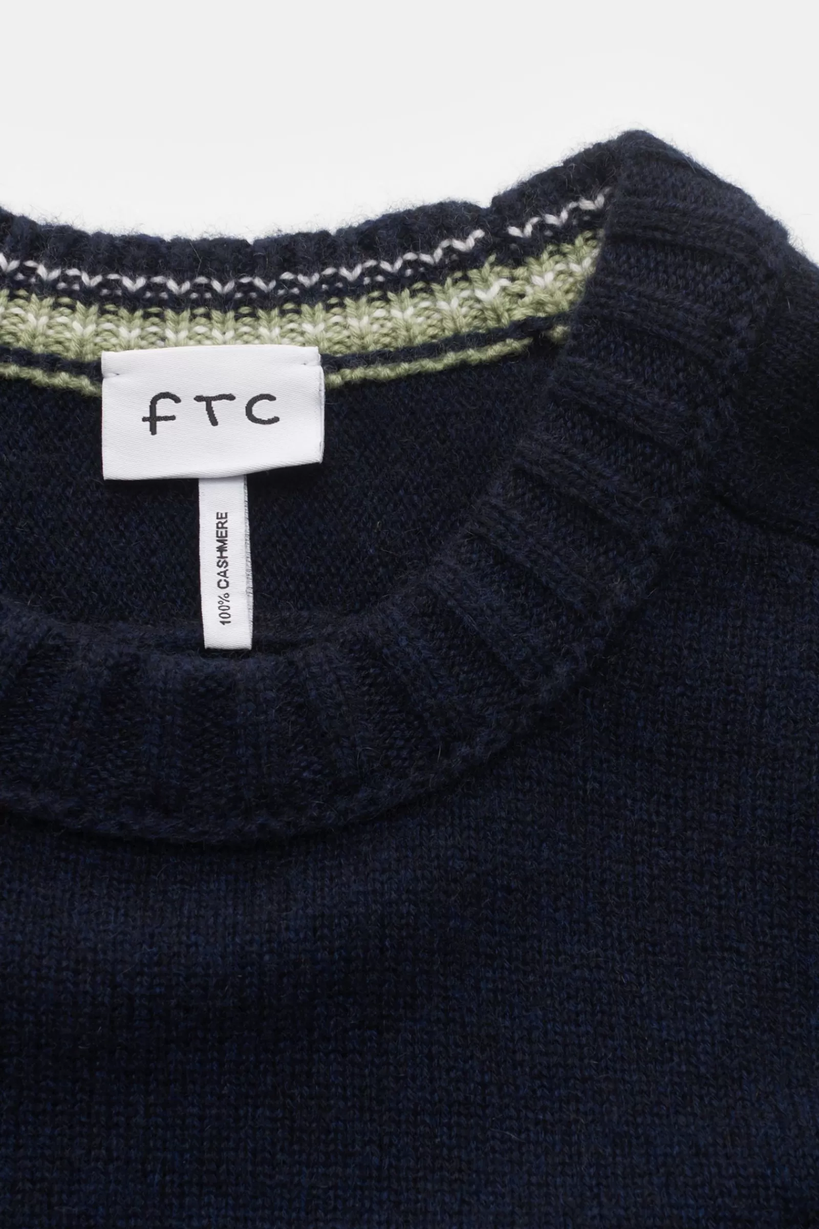 Cashmere Crew Neck Jumper Navy^FTC Best Sale