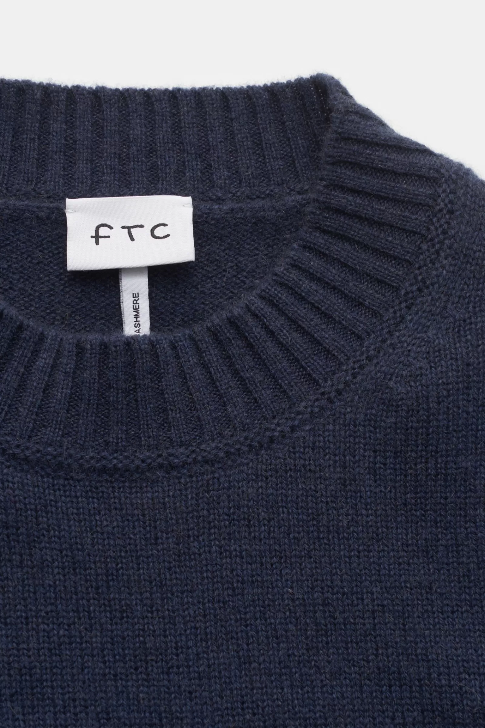 Cashmere Crew Neck Jumper Navy^FTC Outlet