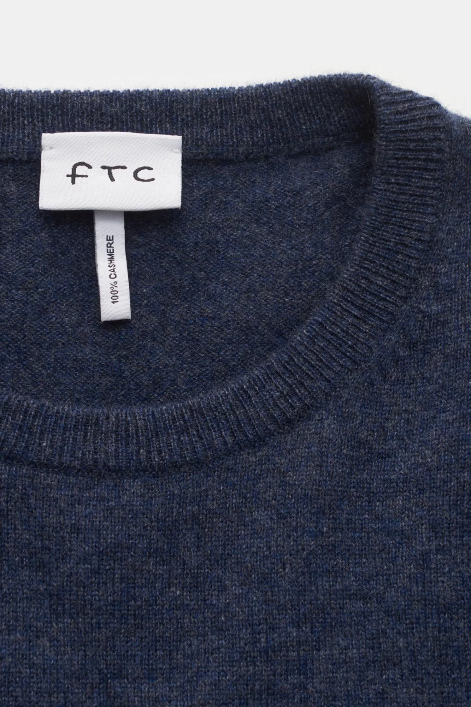 Cashmere Crew Neck Jumper Navy^FTC Hot