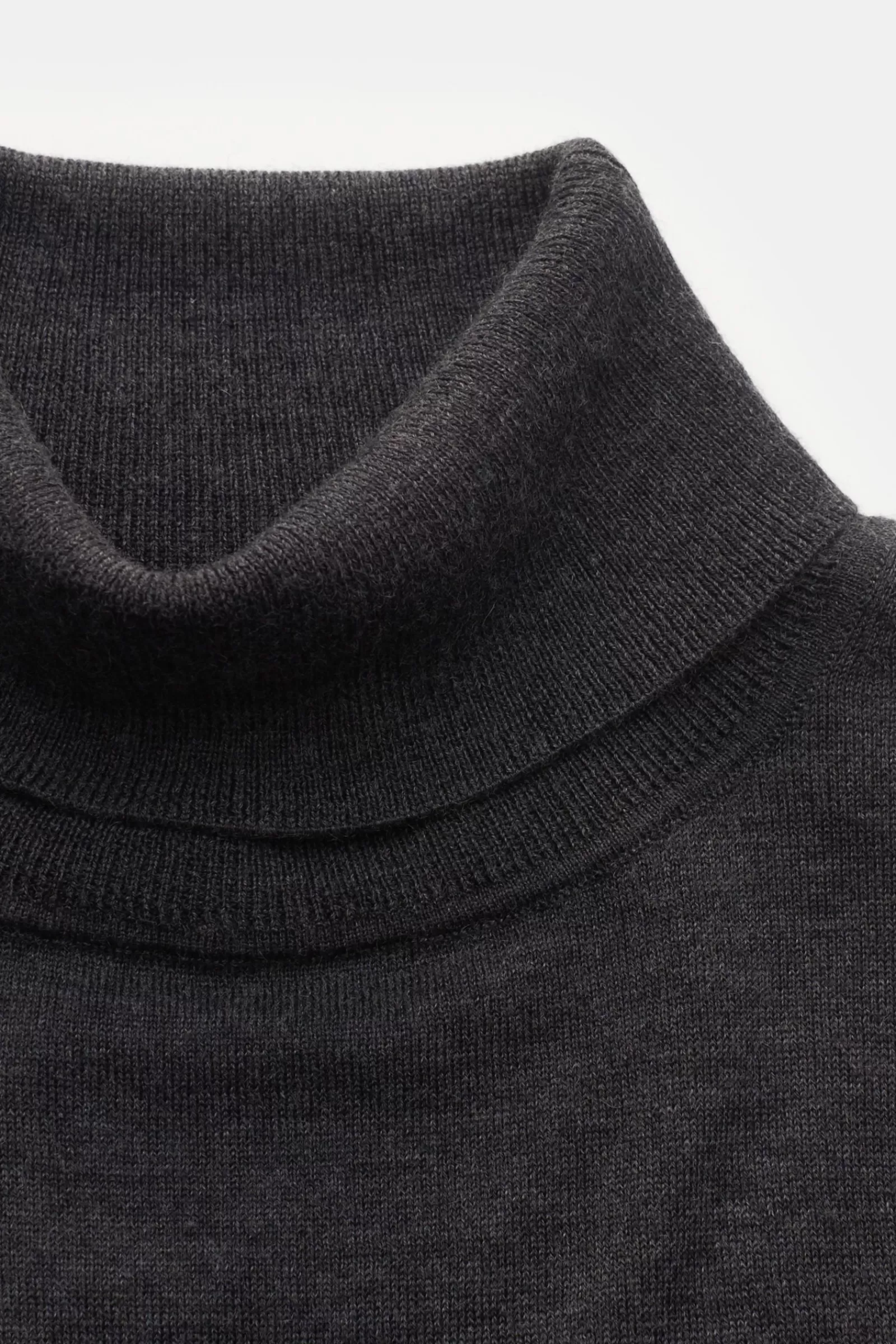 Cashmere Fine Knit Crew Neck Jumper Dark Grey^FTC Best