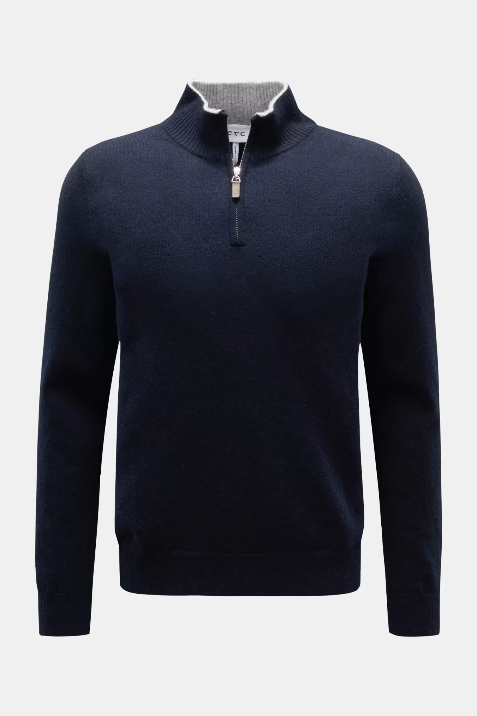 Cashmere Half-Zip Jumper Navy^FTC Outlet