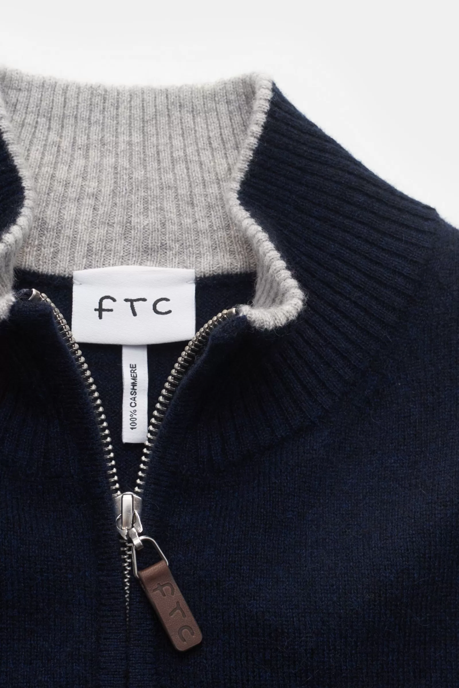 Cashmere Half-Zip Jumper Navy^FTC Outlet