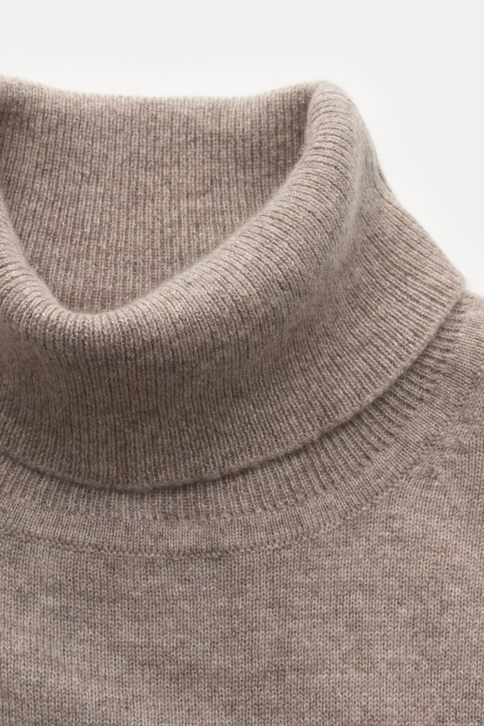 Cashmere Turtleneck Jumper Beige^FTC Sale