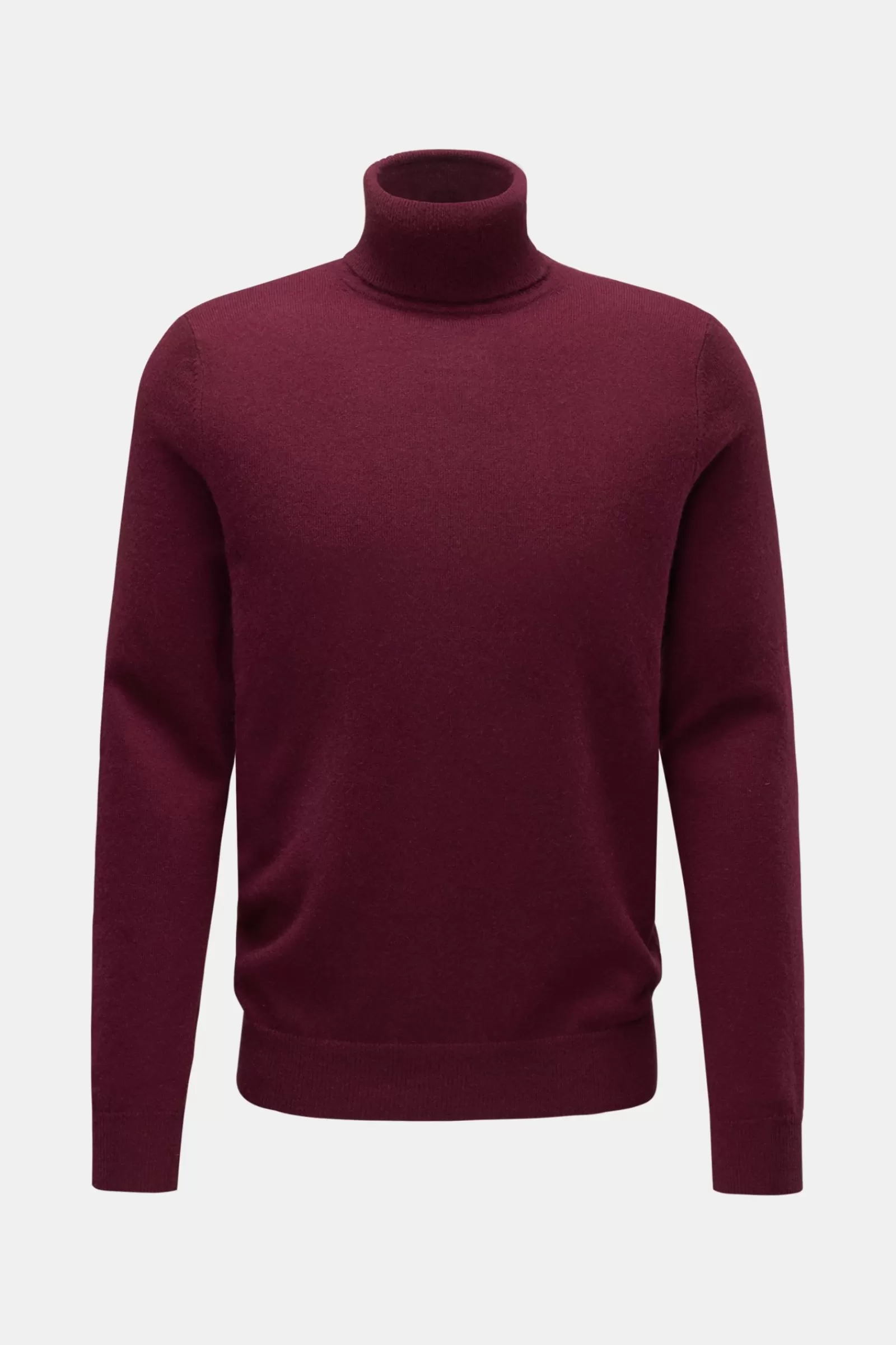 Cashmere Turtleneck Jumper Burgundy^FTC Online