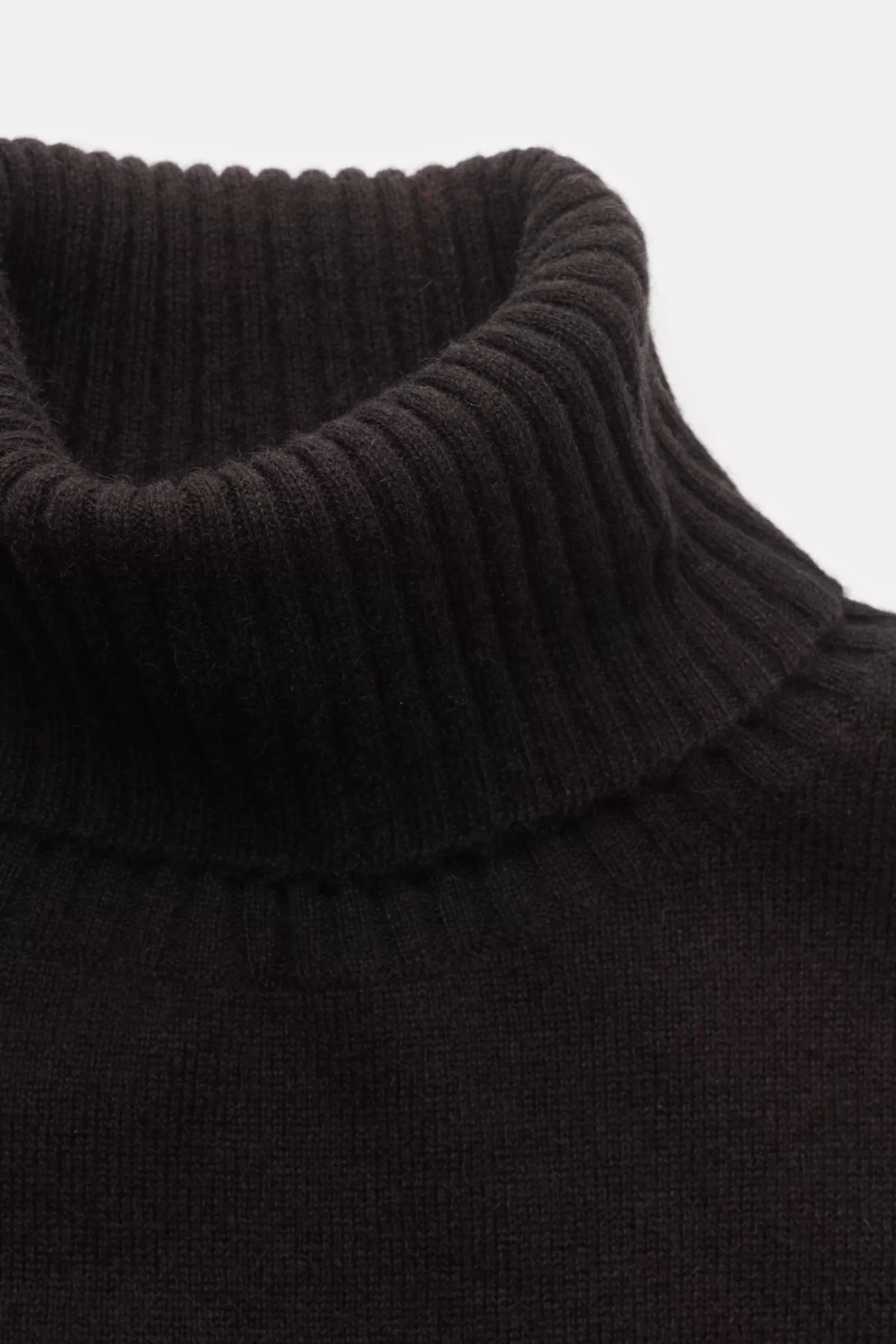 Cashmere Turtleneck Jumper Dark Brown^FTC New