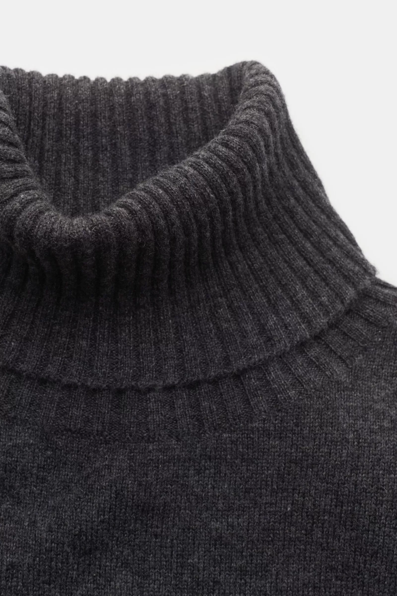 Cashmere Turtleneck Jumper Dark Grey^FTC New