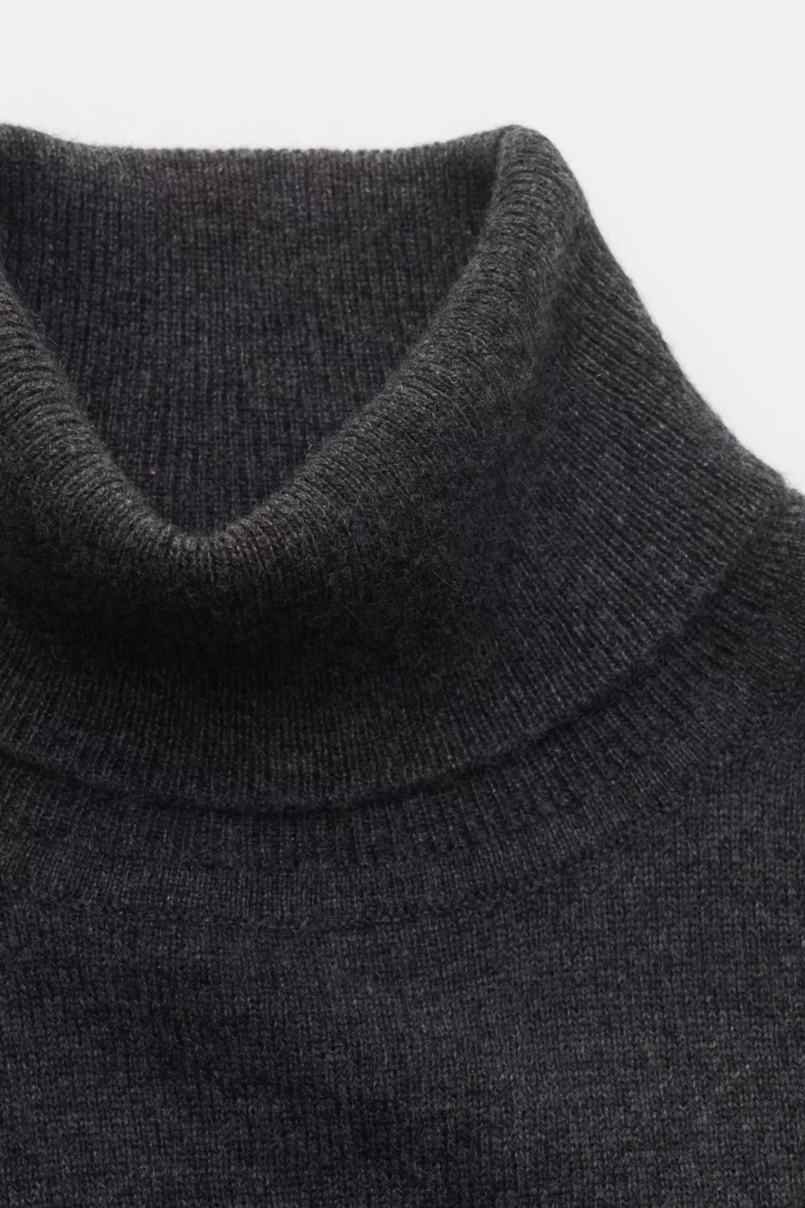 Cashmere Turtleneck Jumper Dark Grey^FTC Clearance