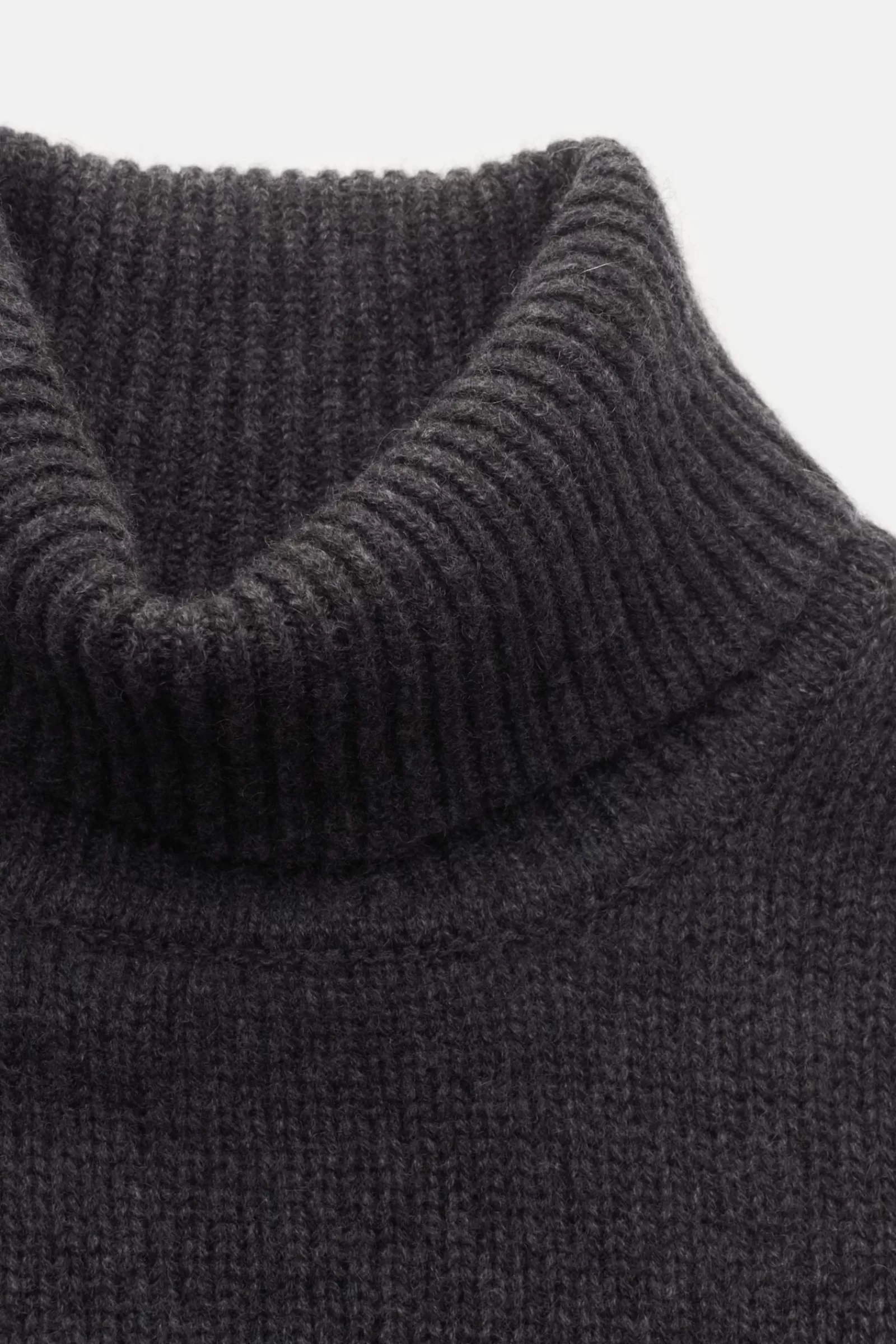 Cashmere Turtleneck Jumper Dark Grey^FTC Online