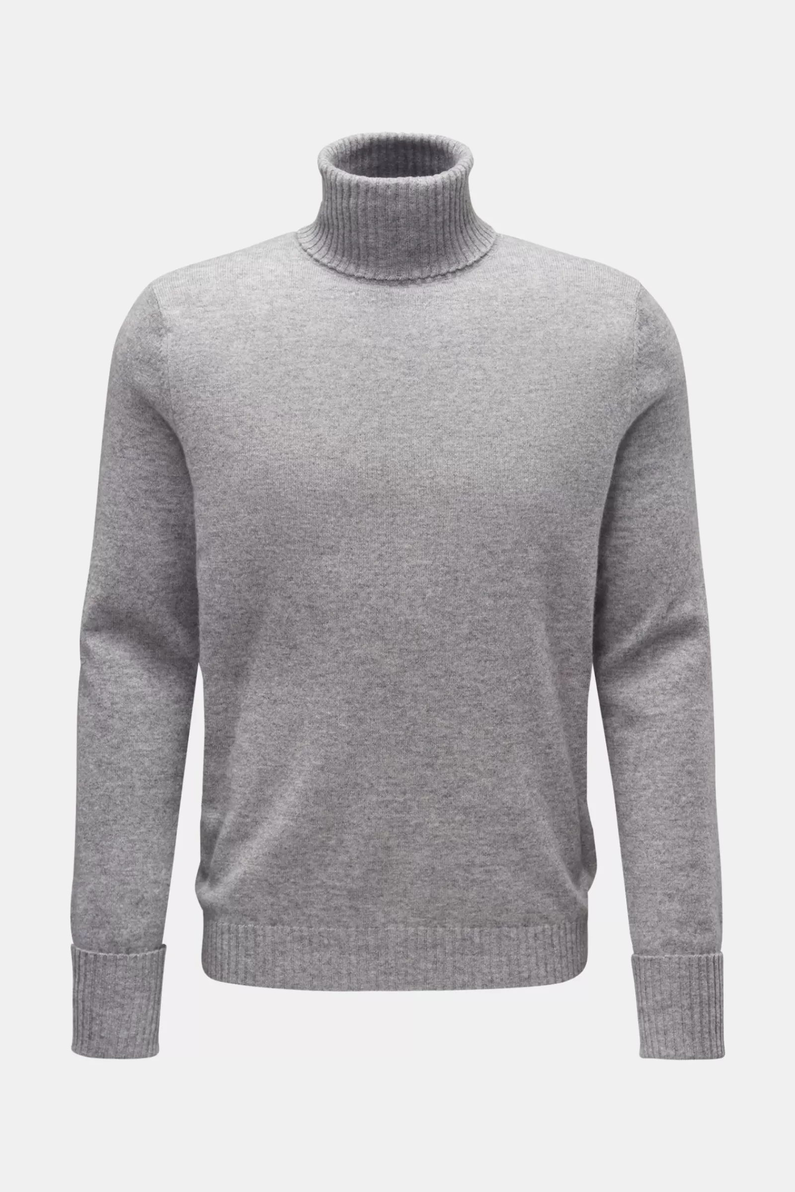 Cashmere Turtleneck Jumper Light Grey^FTC Cheap