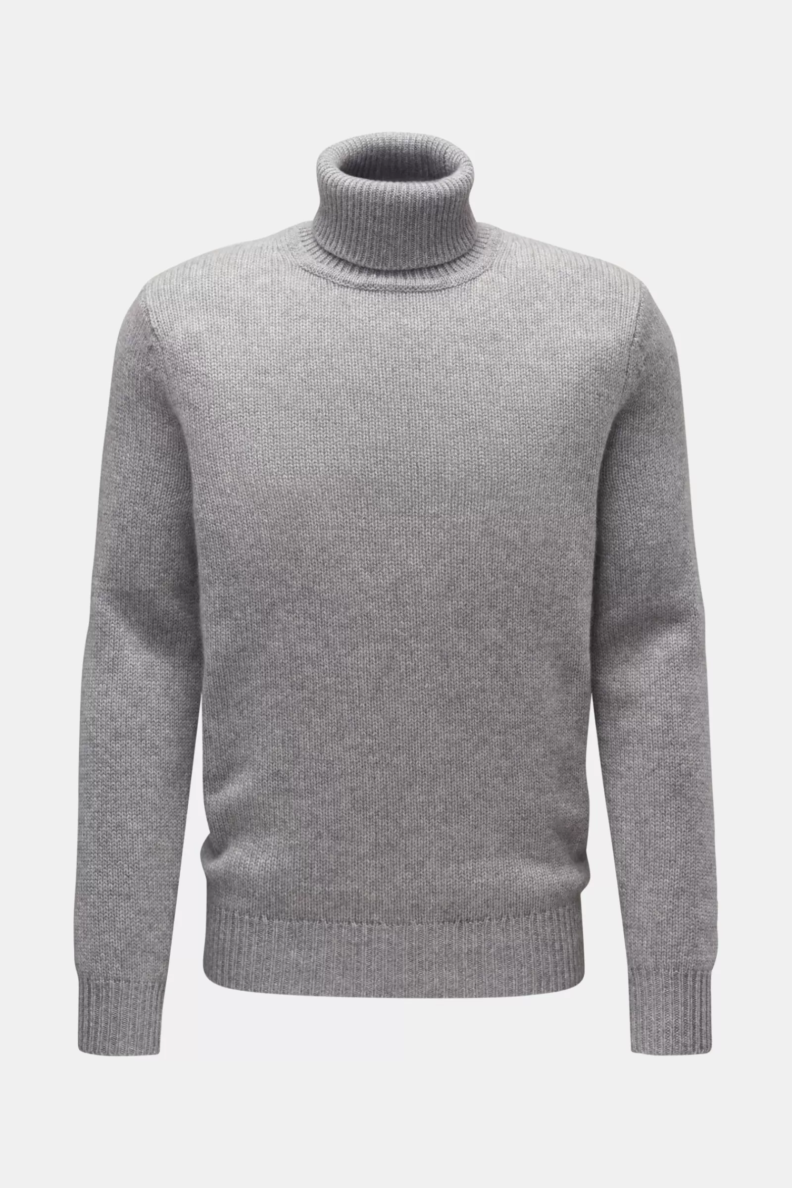 Cashmere Turtleneck Jumper Light Grey^FTC Store