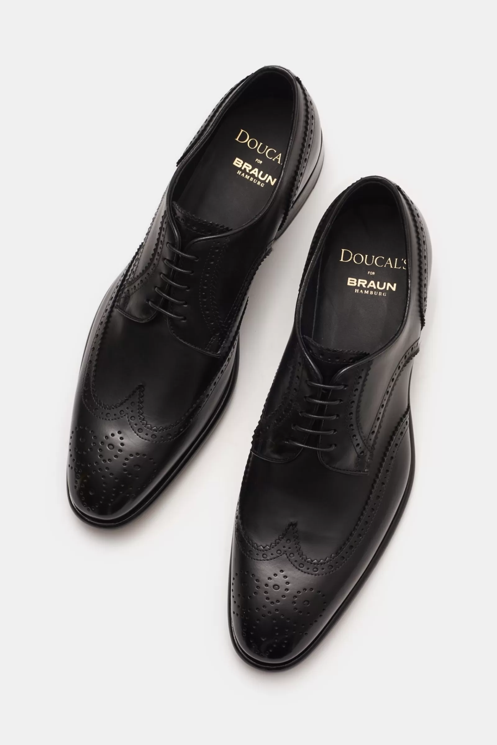 Full Brogues Black^Doucal's Best