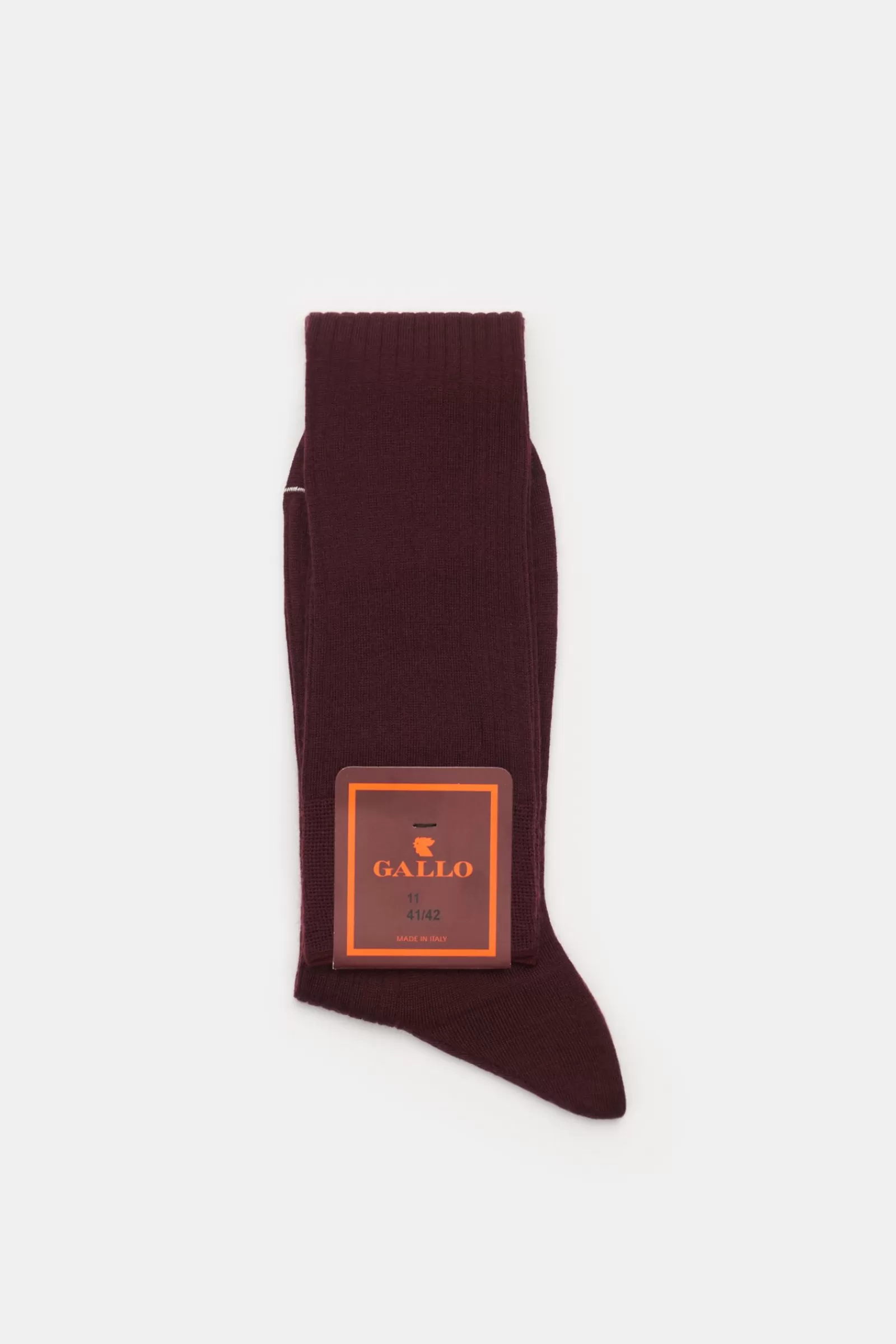 Knee-High Socks Burgundy>Gallo New