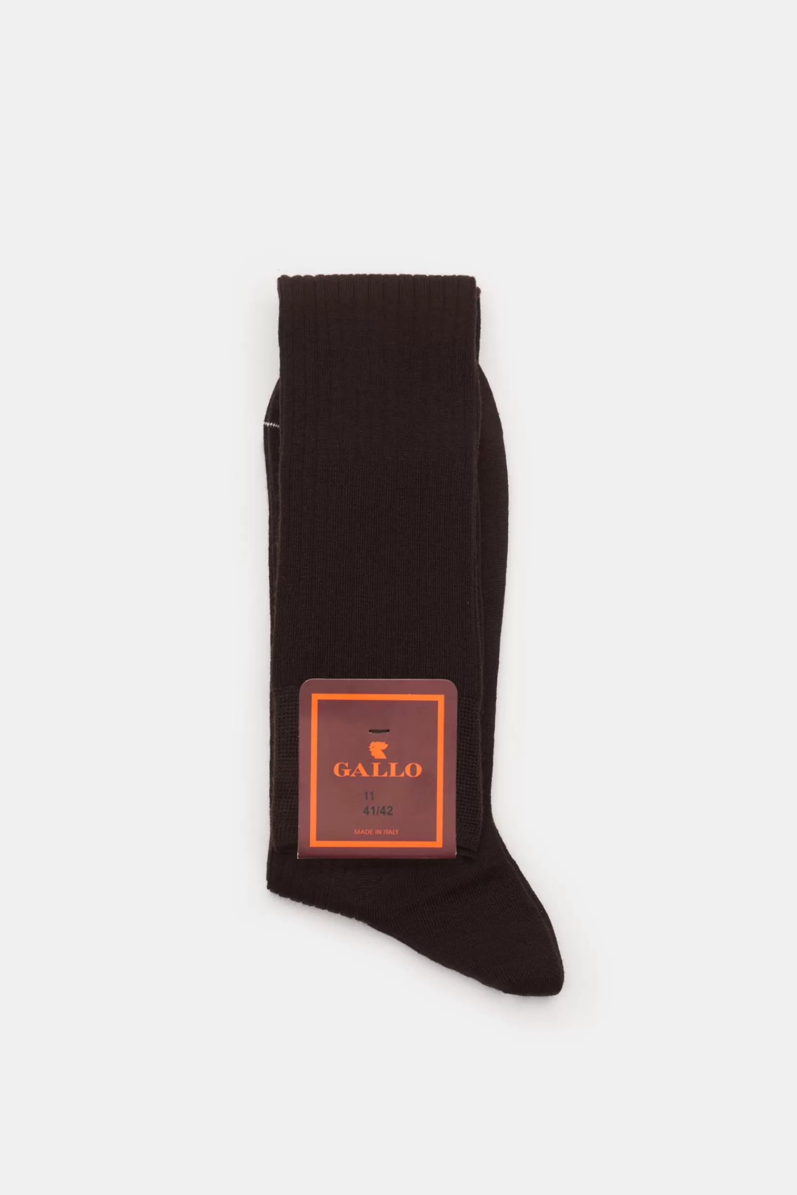 Knee-High Socks Dark Brown>Gallo Shop