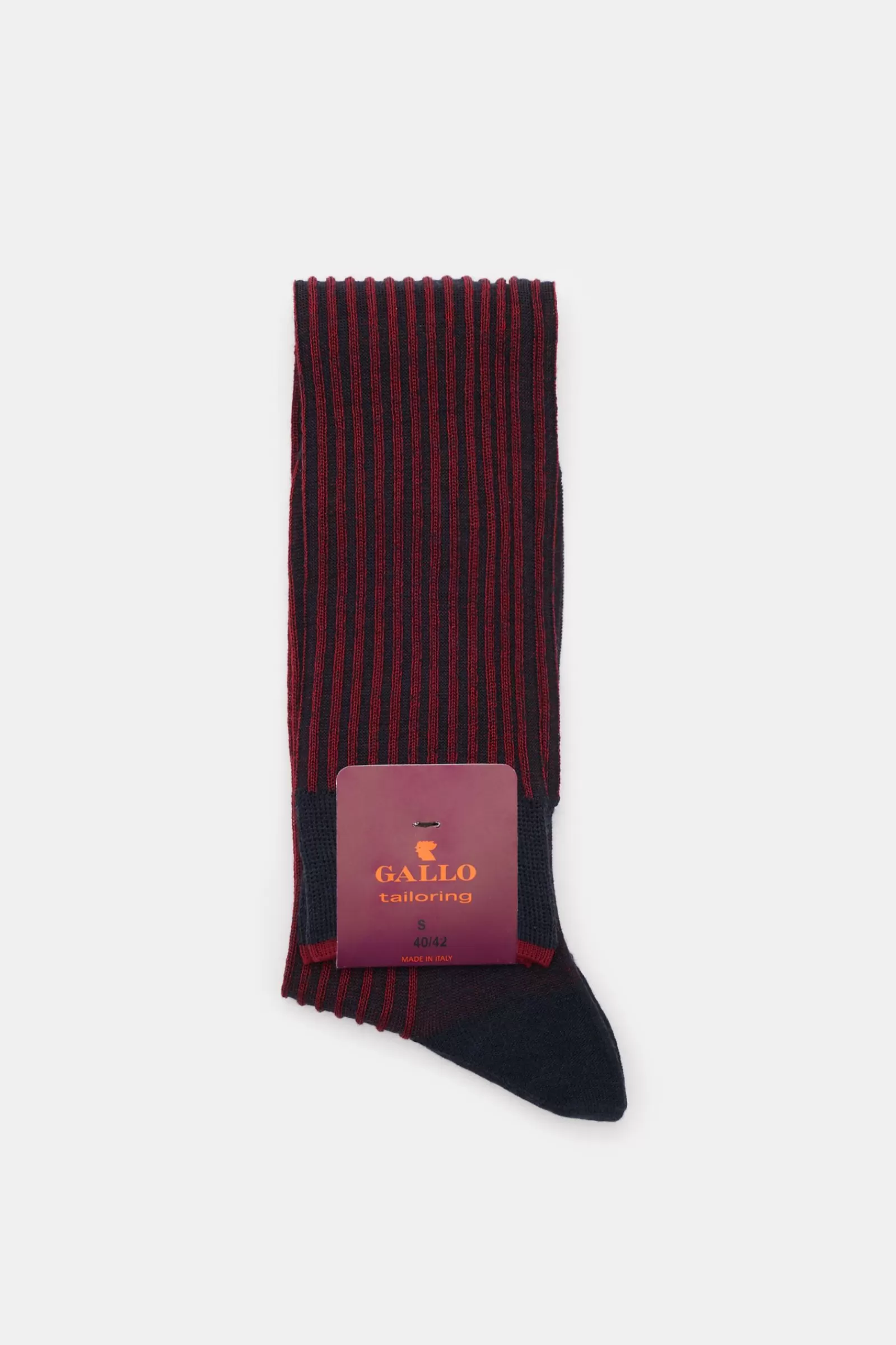 Knee-High Socks Dark Navy/Red>Gallo Clearance