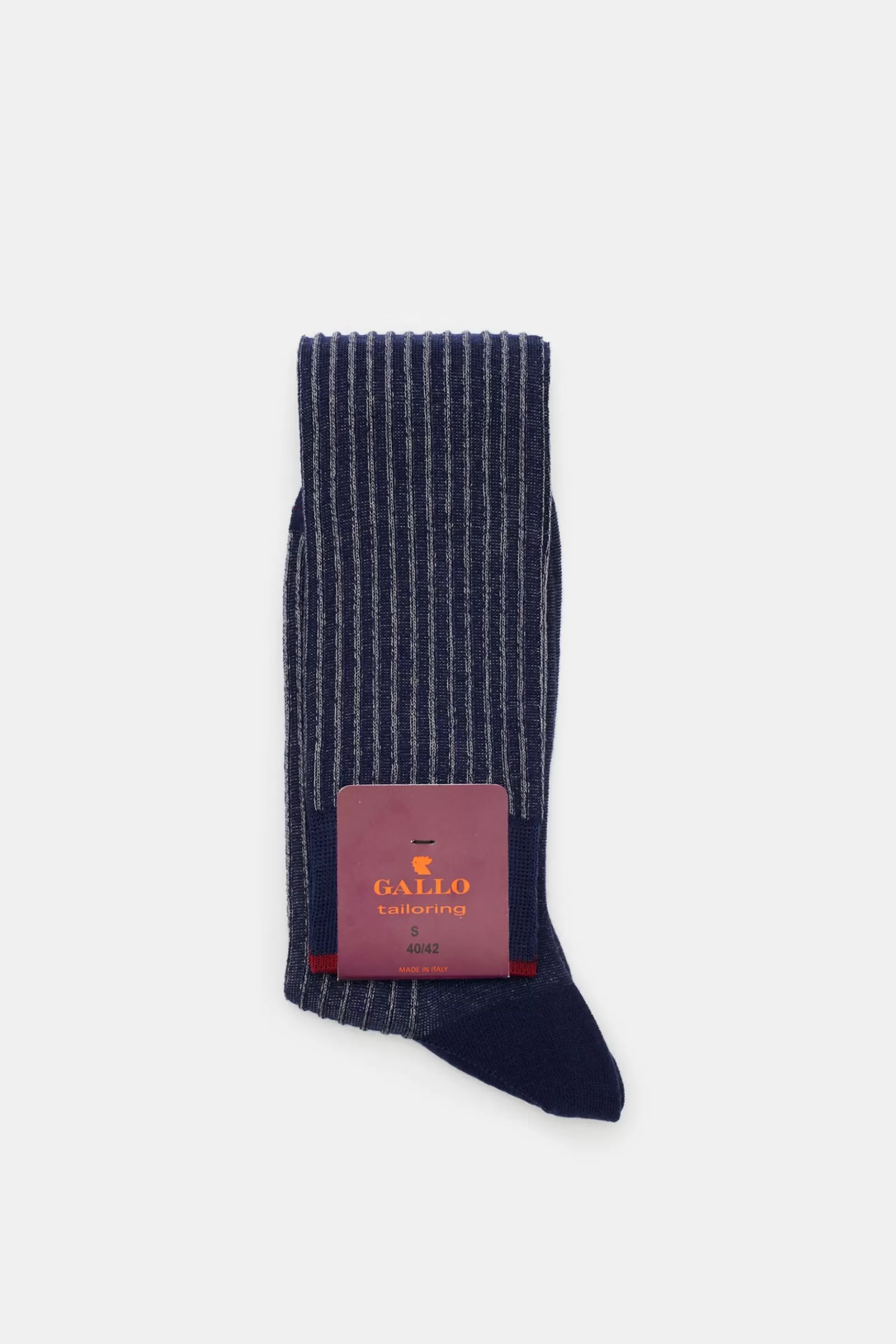 Knee-High Socks Navy/Grey>Gallo Hot