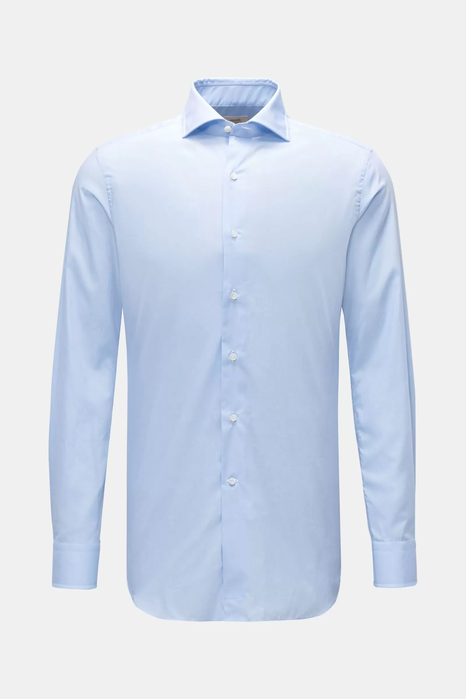 Business Shirt Shark Collar Light Blue>Gherardi Outlet