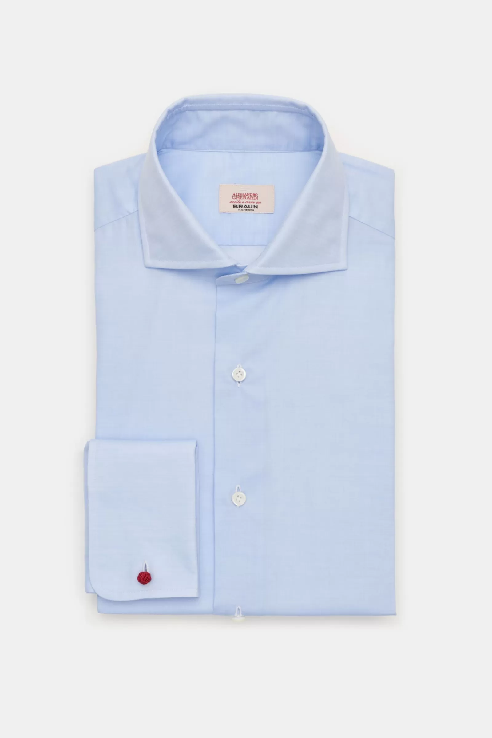 Business Shirt Shark Collar Light Blue>Gherardi Store