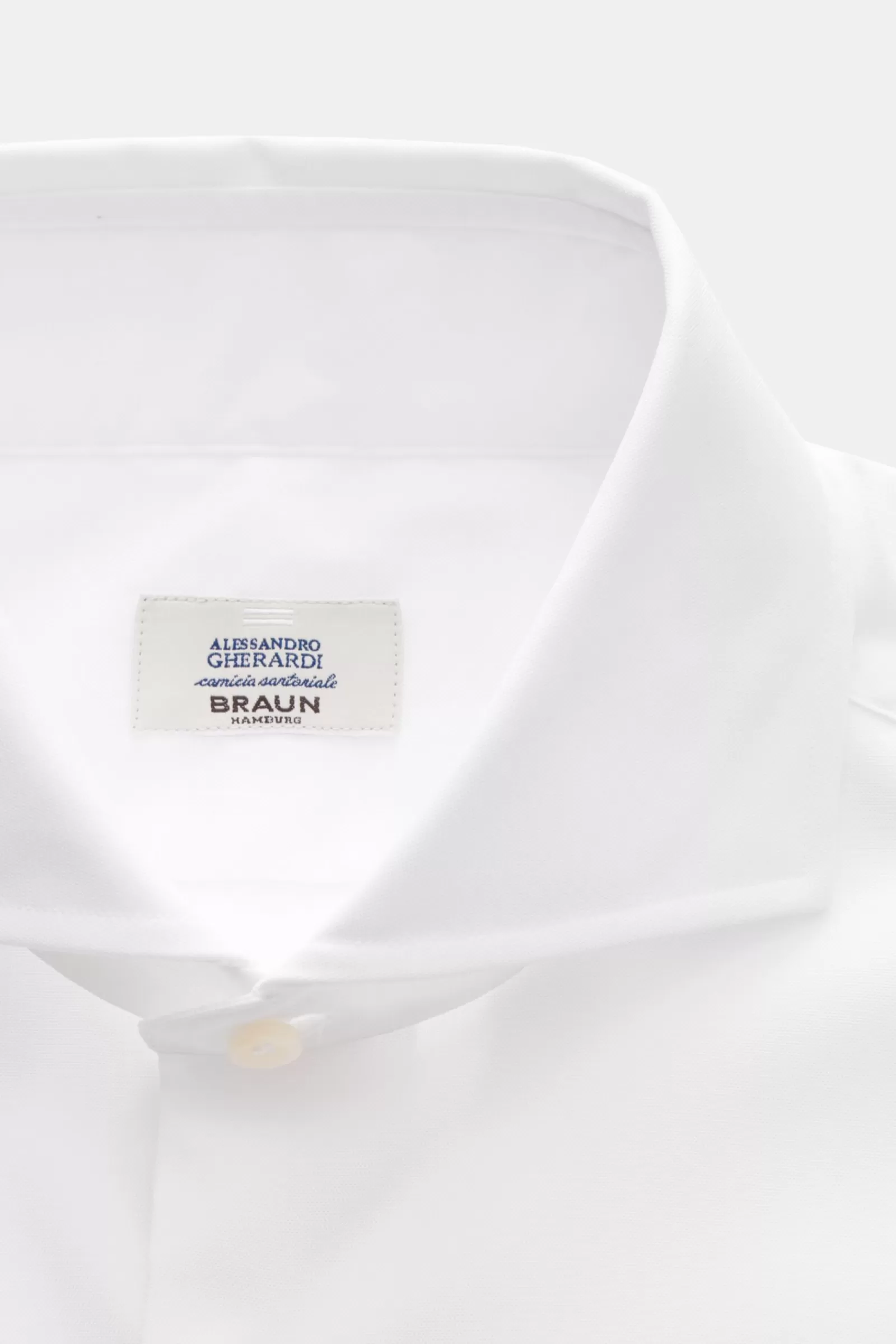 Business Shirt Shark Collar White>Gherardi Flash Sale