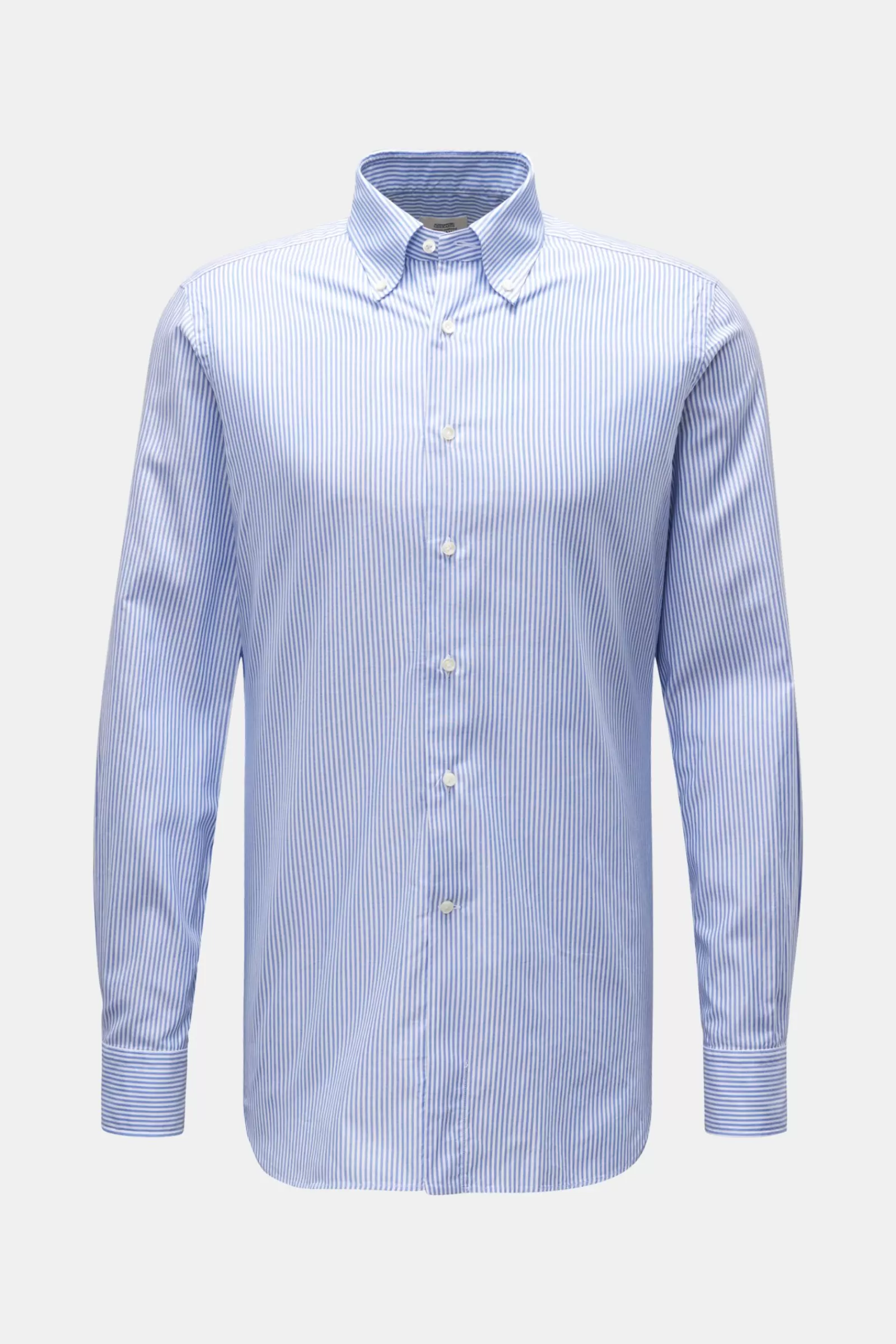 Casual Shirt Button-Down Collar Blue/White Striped>Gherardi Online