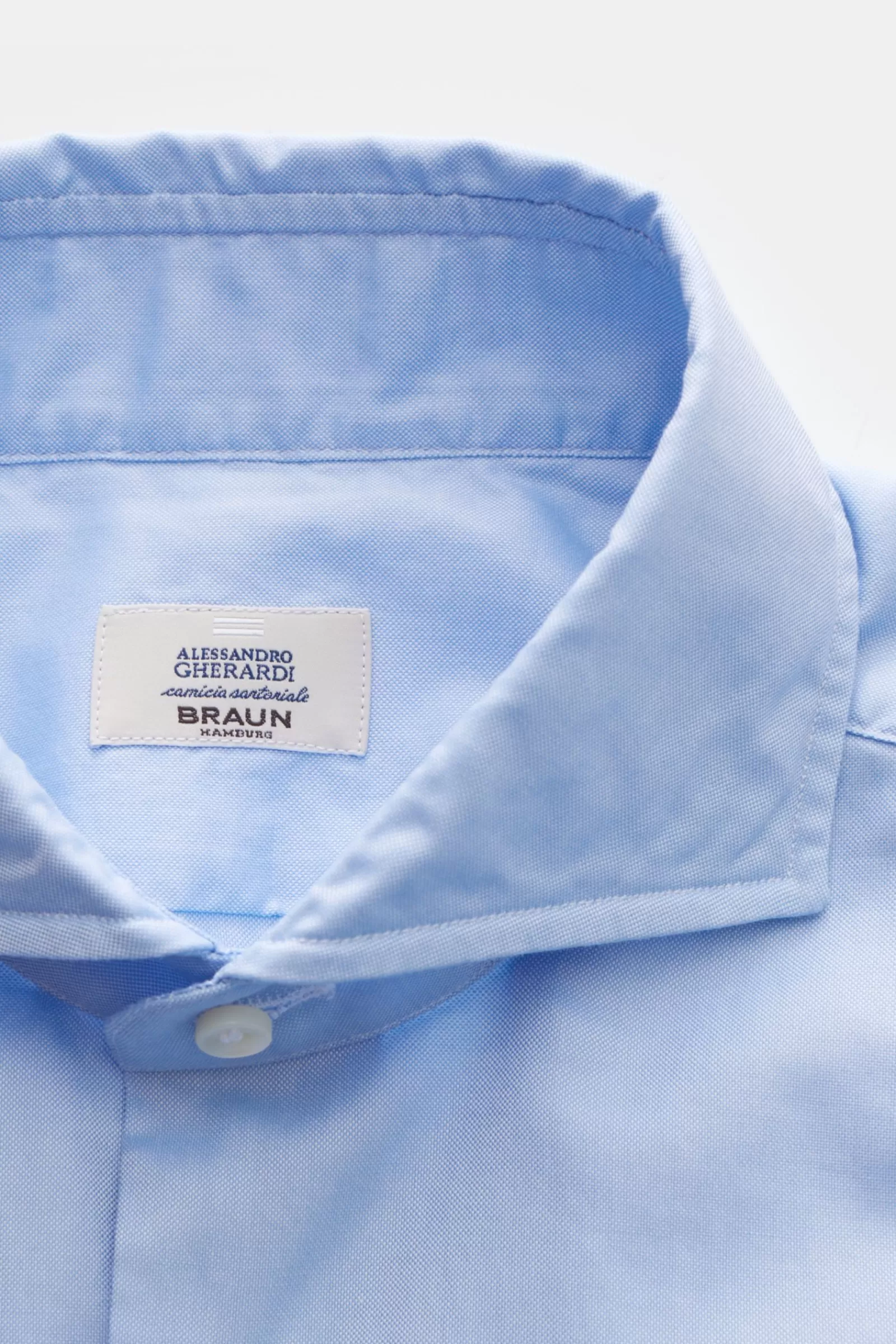 Casual Shirt Shark Collar Light Blue>Gherardi Sale