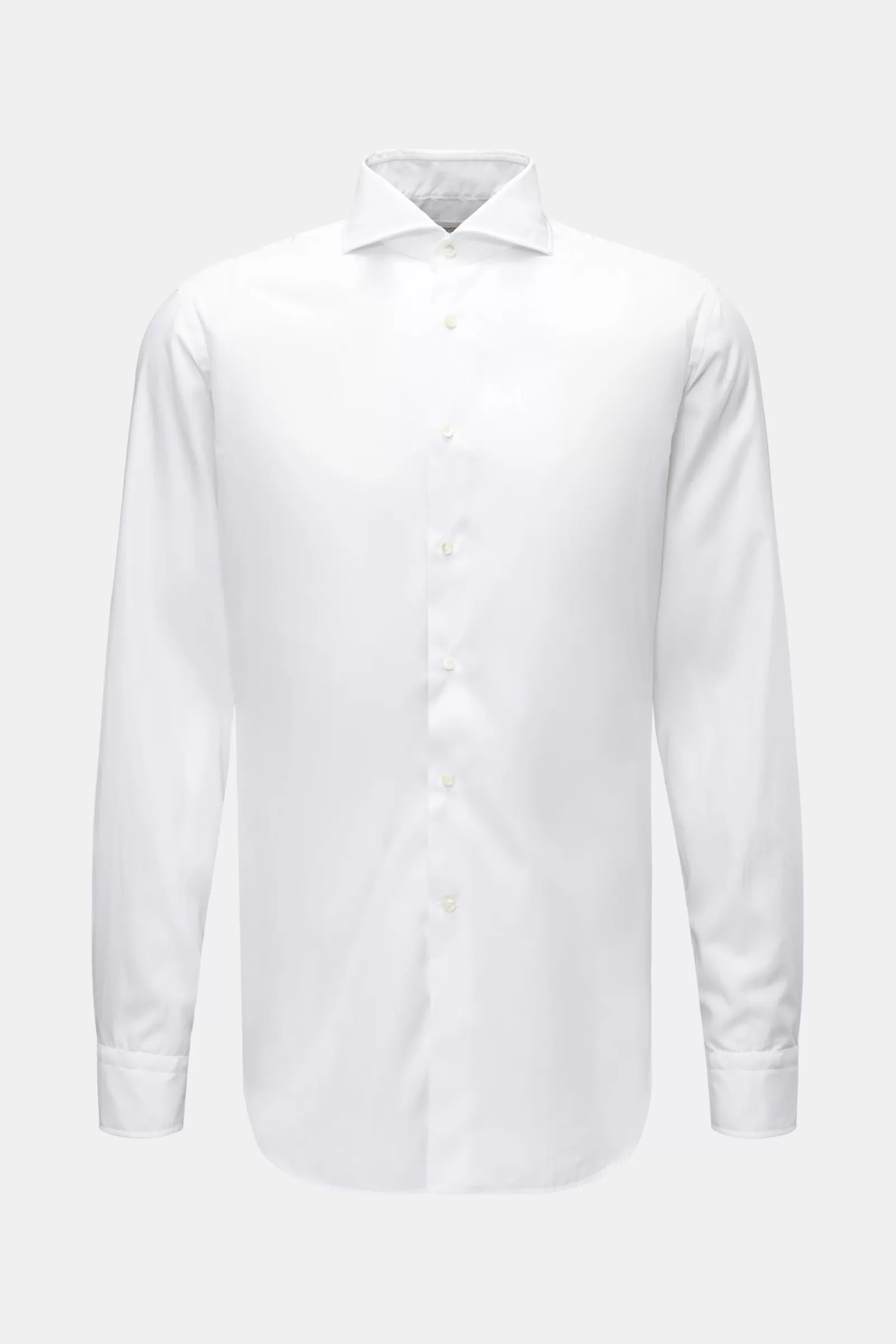 Casual Shirt Shark Collar White>Gherardi Store