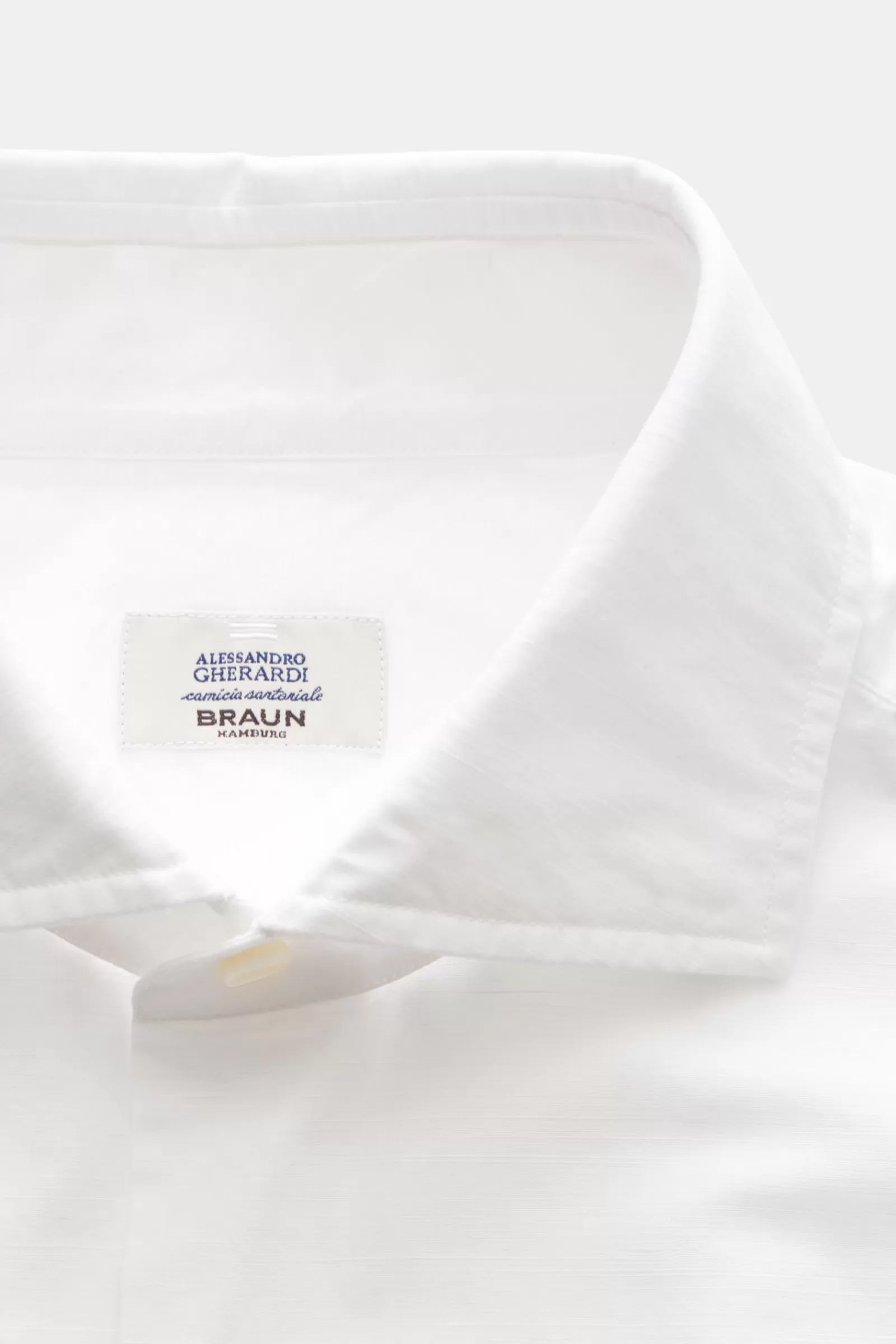 Casual Shirt Shark Collar White>Gherardi Store