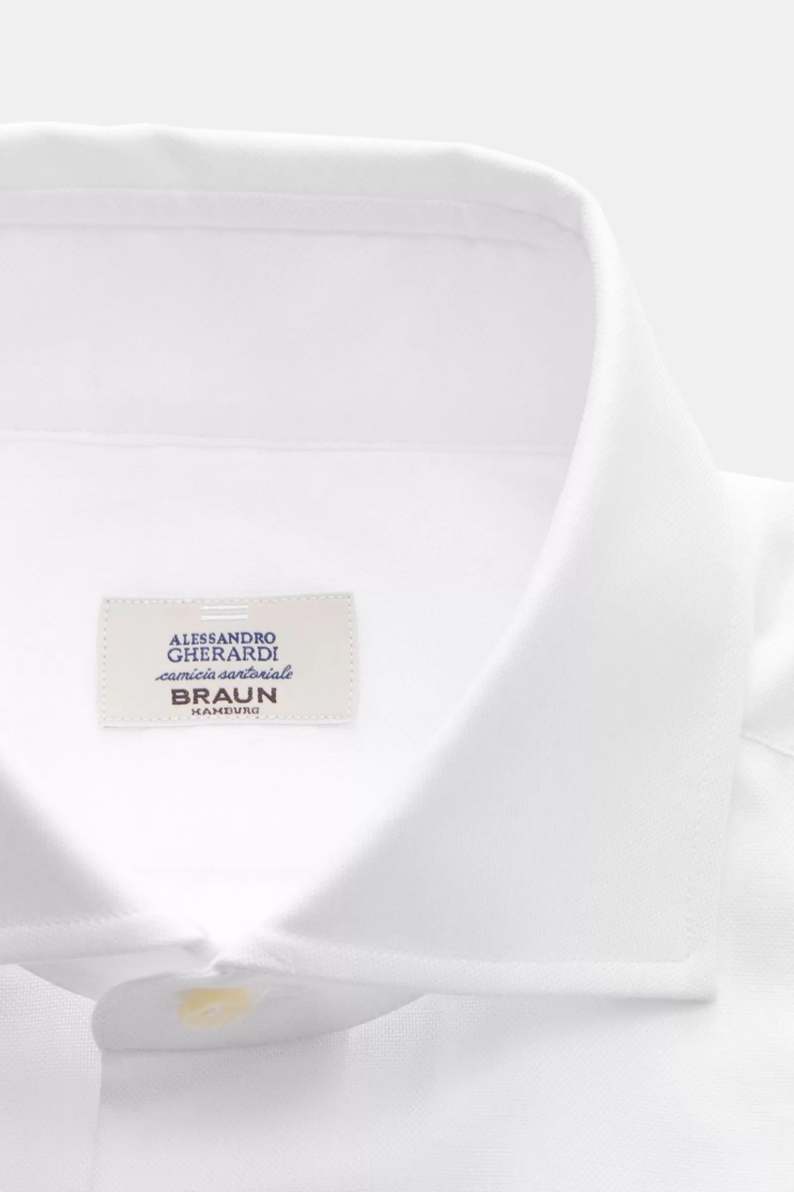 Oxford Shirt Shark Collar White>Gherardi Best Sale