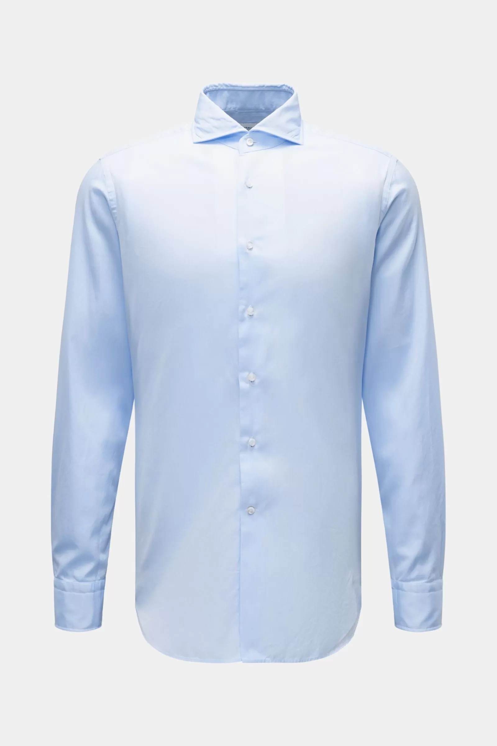 Pique Shirt Shark Collar Light Blue>Gherardi Outlet