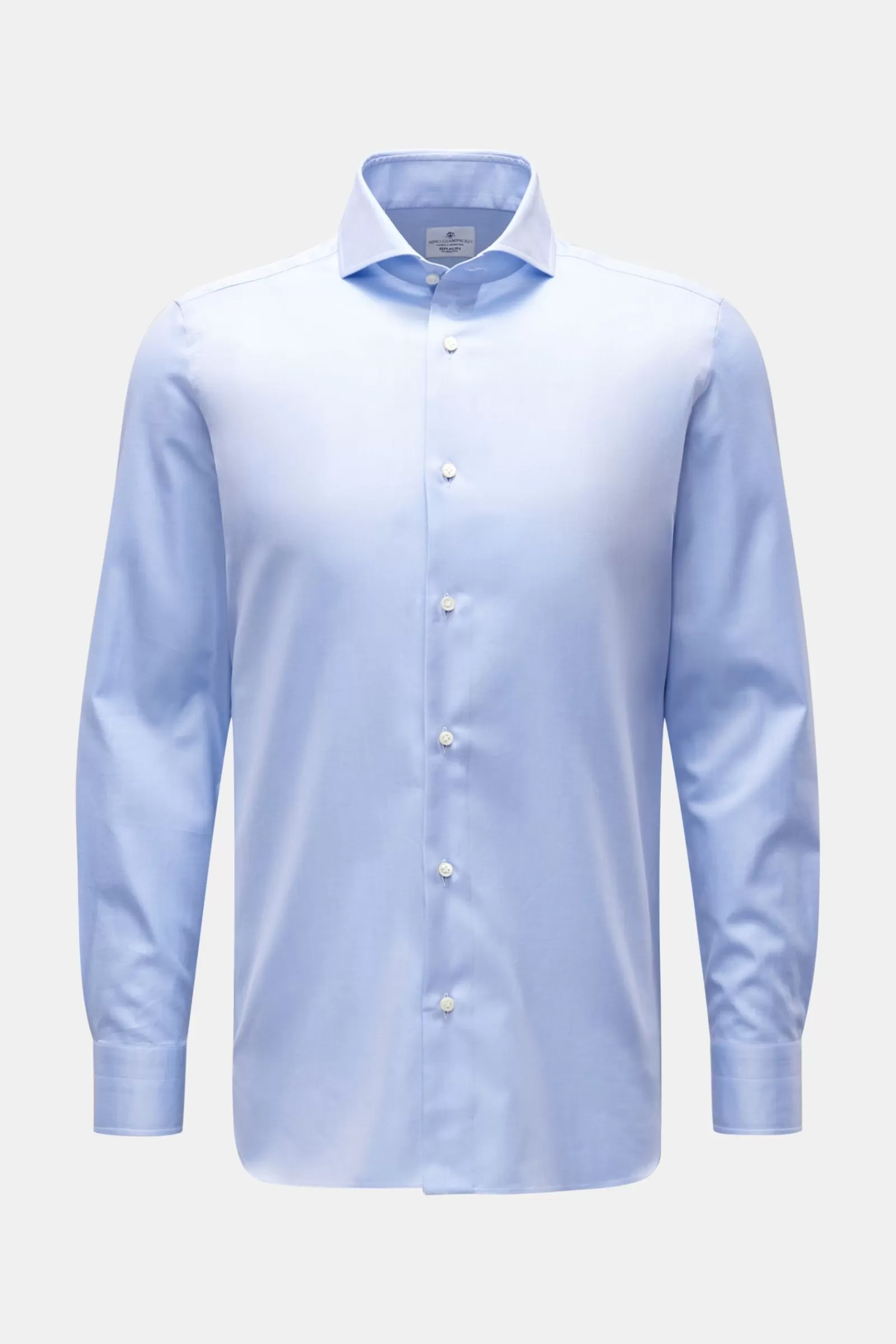 Business Shirt Shark Collar Light Blue>Giampaolo Shop