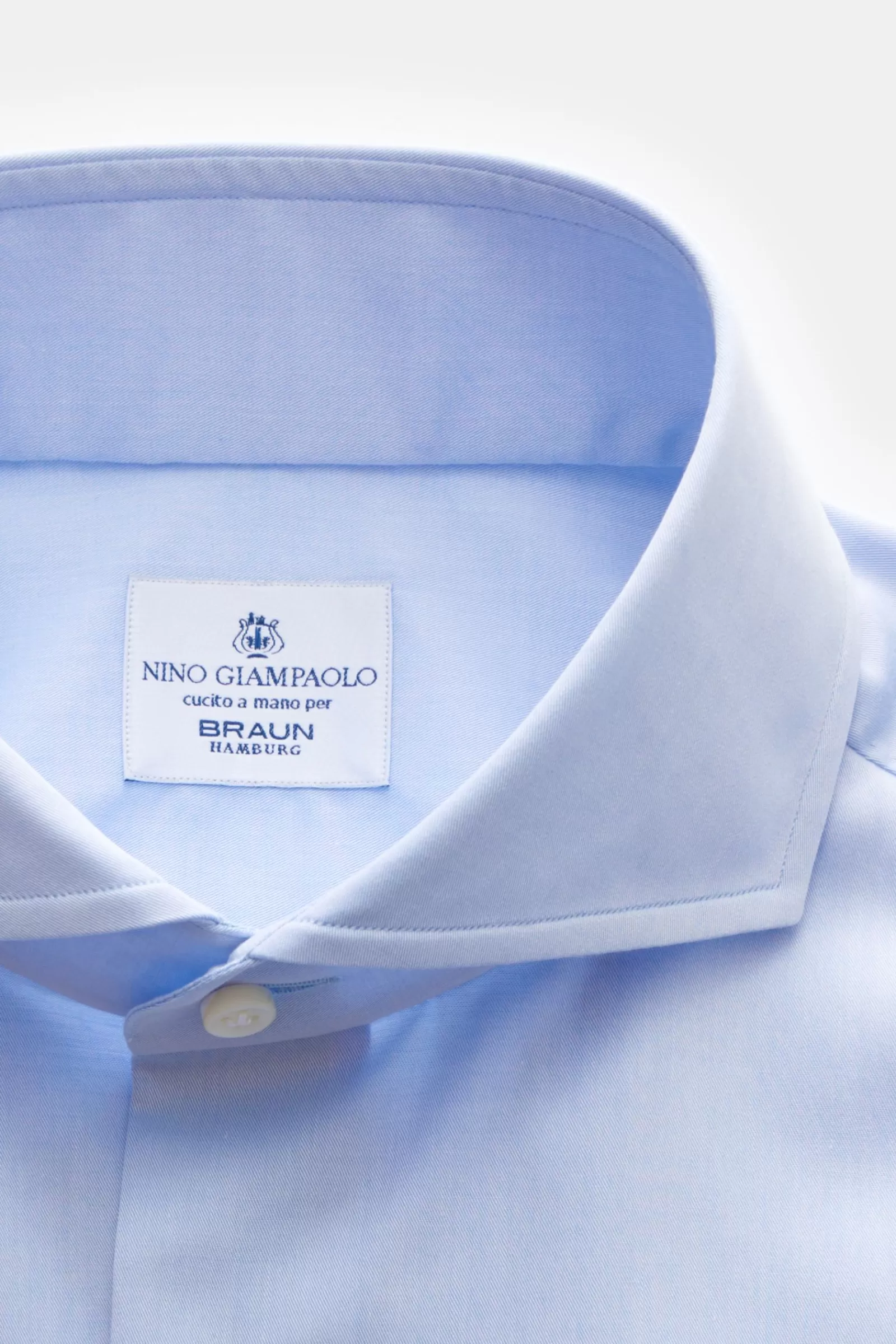 Business Shirt Shark Collar Light Blue>Giampaolo Flash Sale