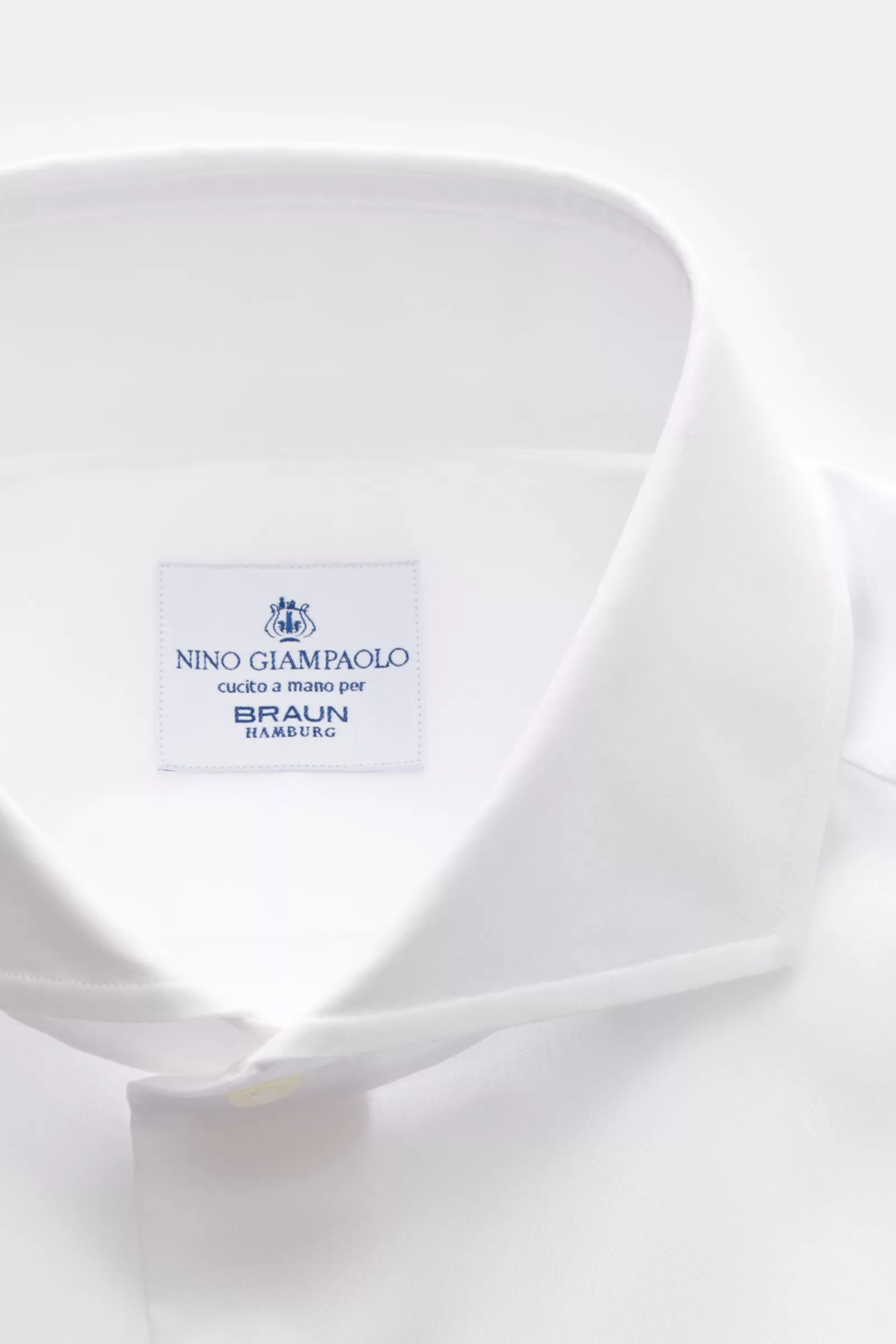 Business Shirt Shark Collar White>Giampaolo Store