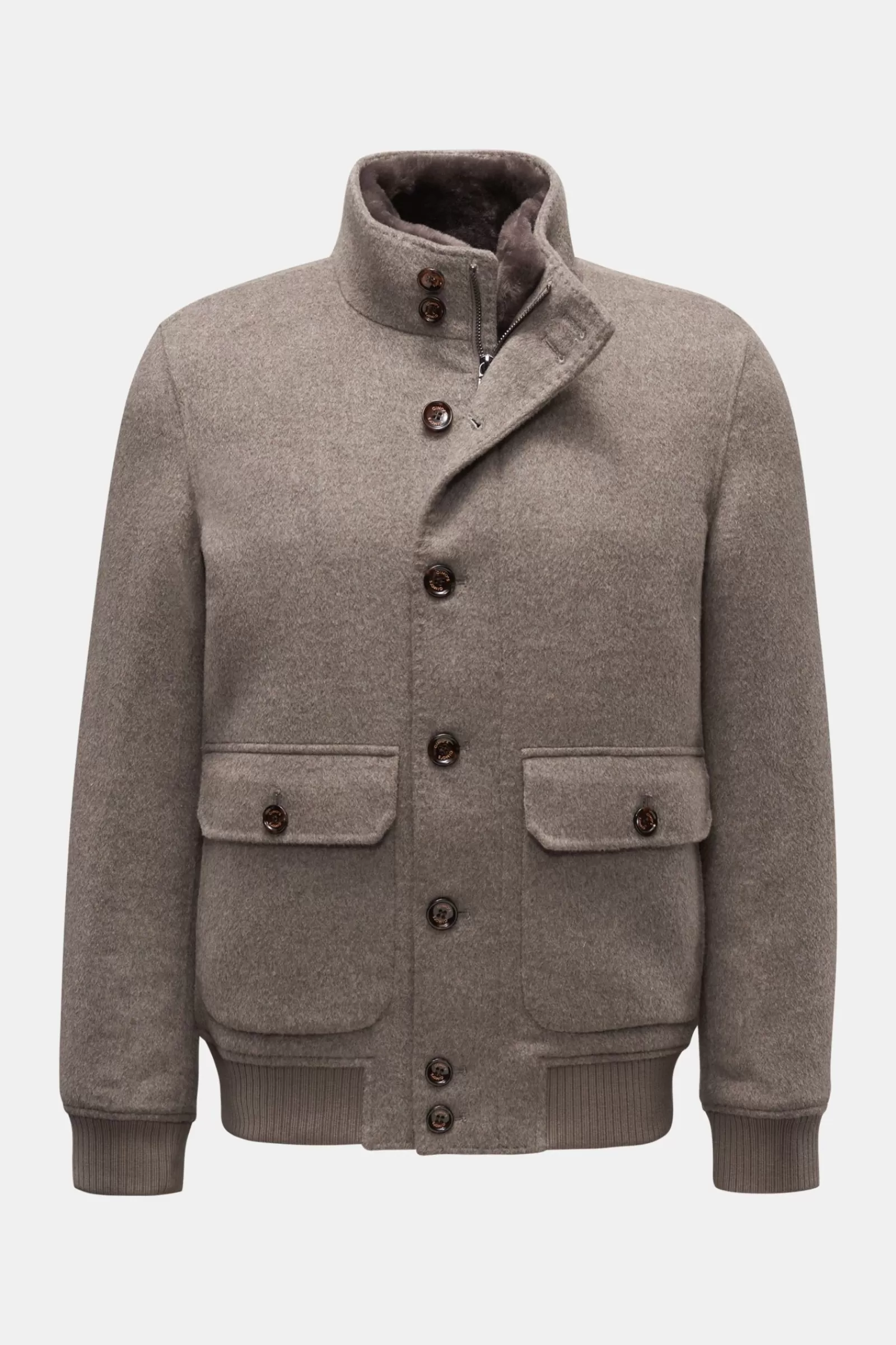 Blouson Grey-Brown>Gimo's Discount