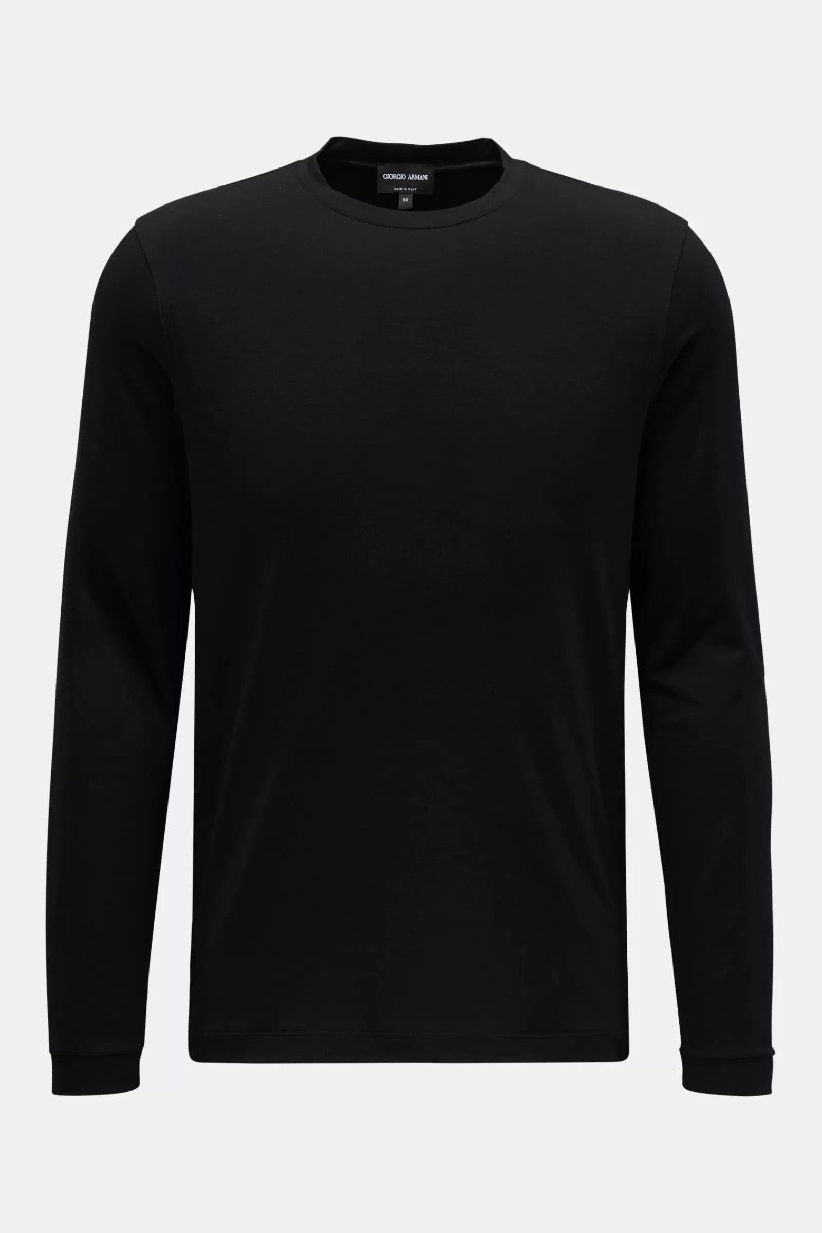 Crew Neck Long Sleeve Black^Giorgio Armani Sale