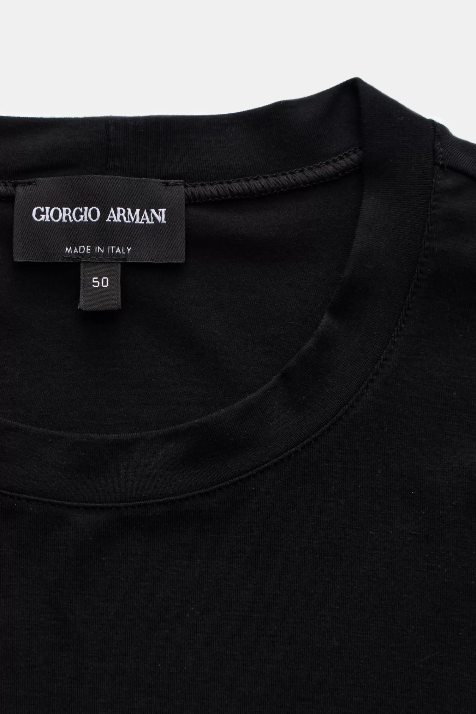 Crew Neck Long Sleeve Black^Giorgio Armani Sale