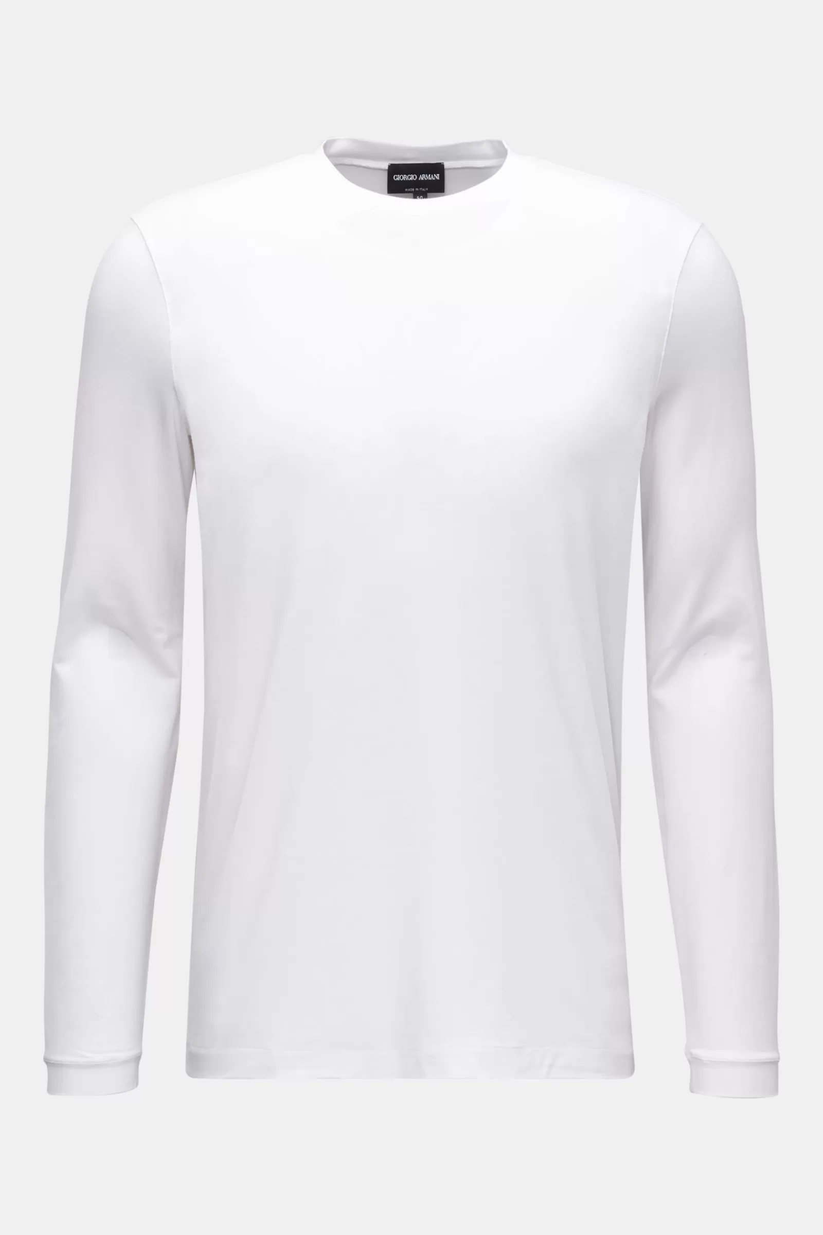 Crew Neck Long Sleeve White^Giorgio Armani Best Sale