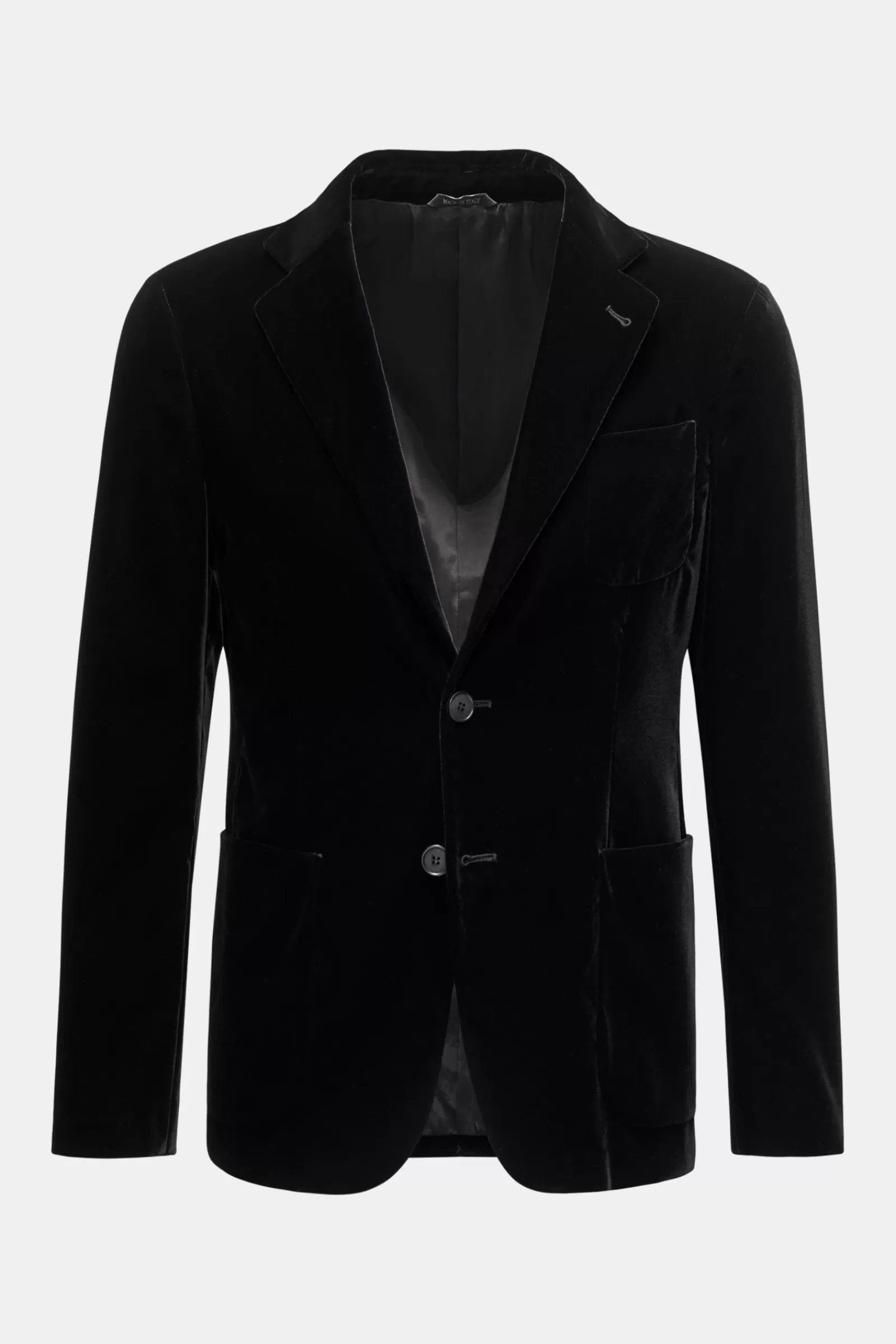 Velvet Jacket Black>Giorgio Armani Clearance