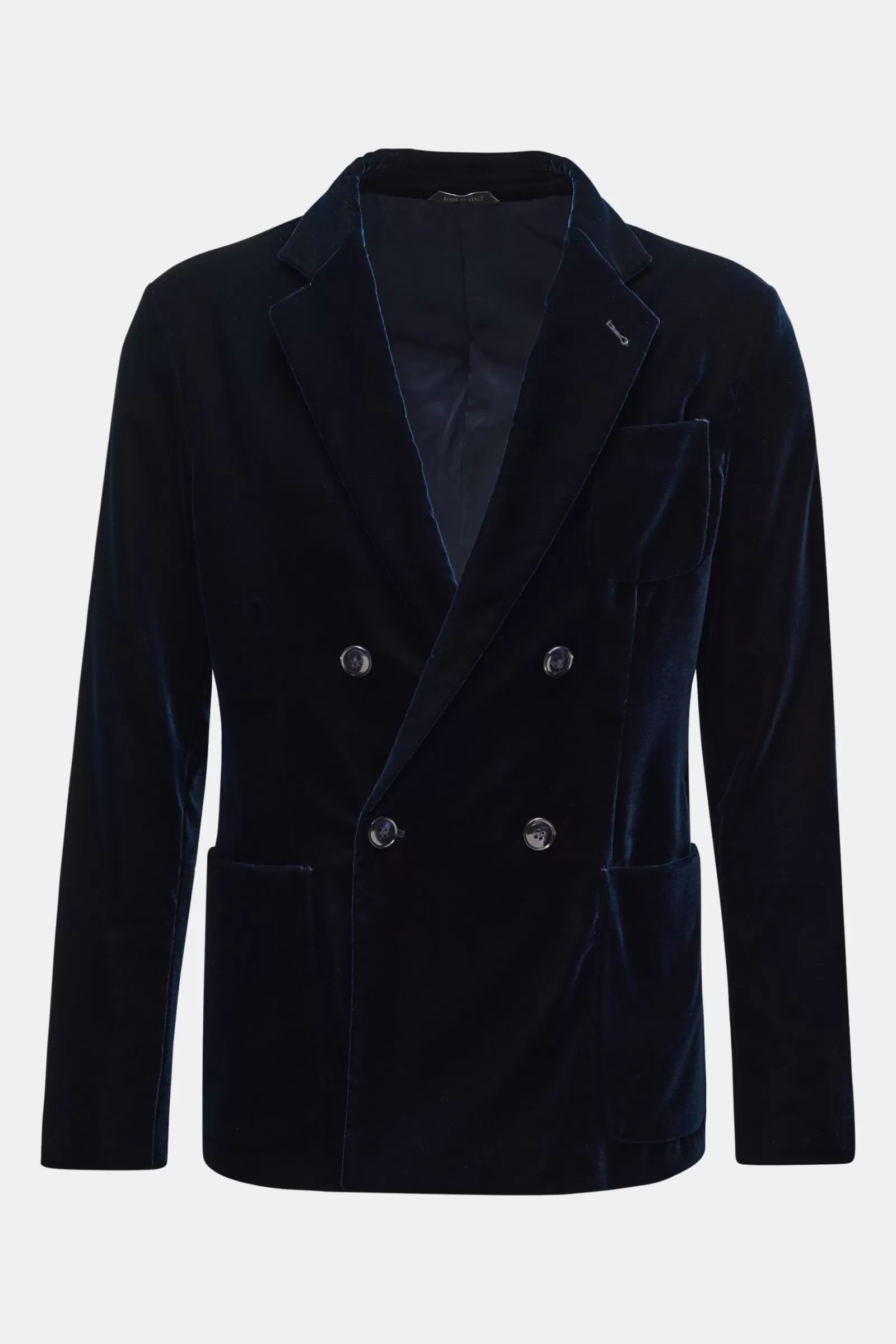 Velvet Jacket Navy>Giorgio Armani Hot