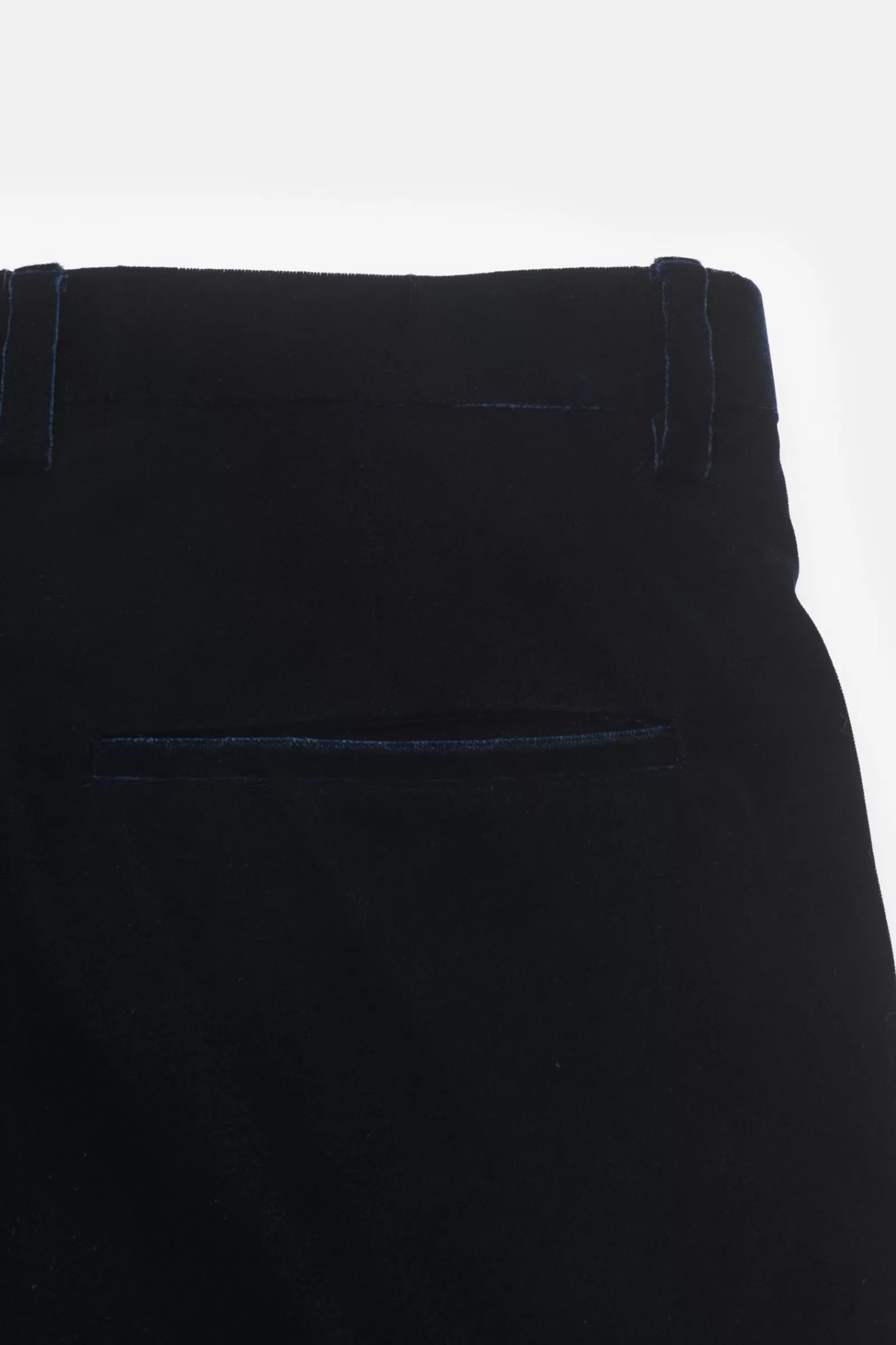 Velvet Trousers Navy>Giorgio Armani New